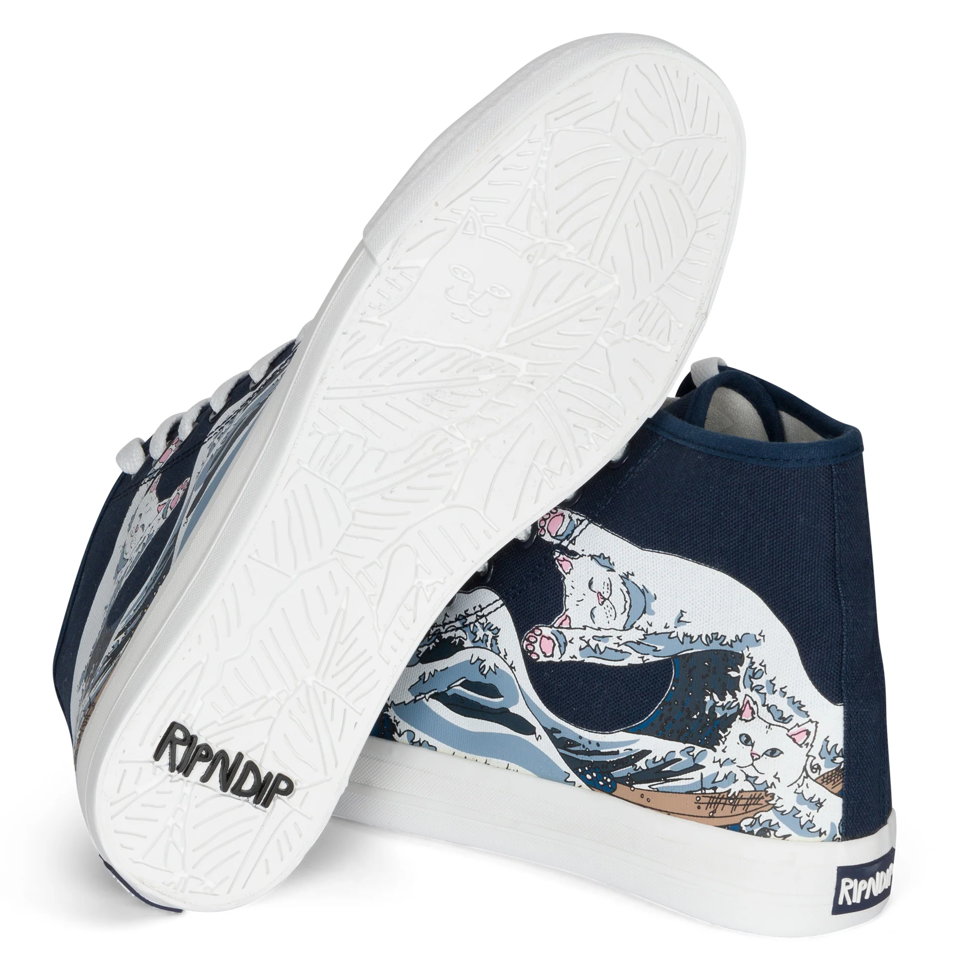 Great Wave High-Top Shoes (Blue) - Image 2