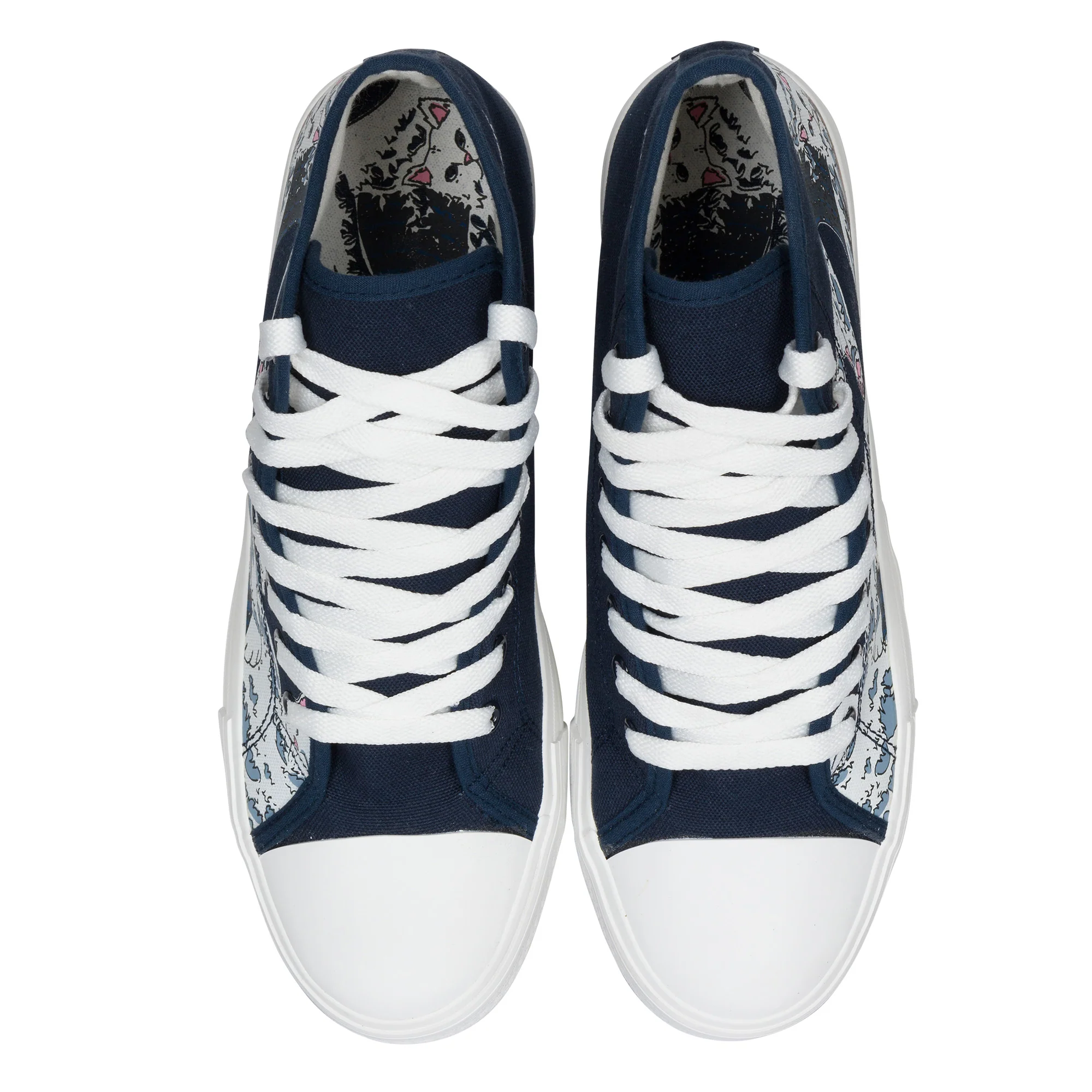 Great Wave High-Top Shoes (Blue) - Image 4