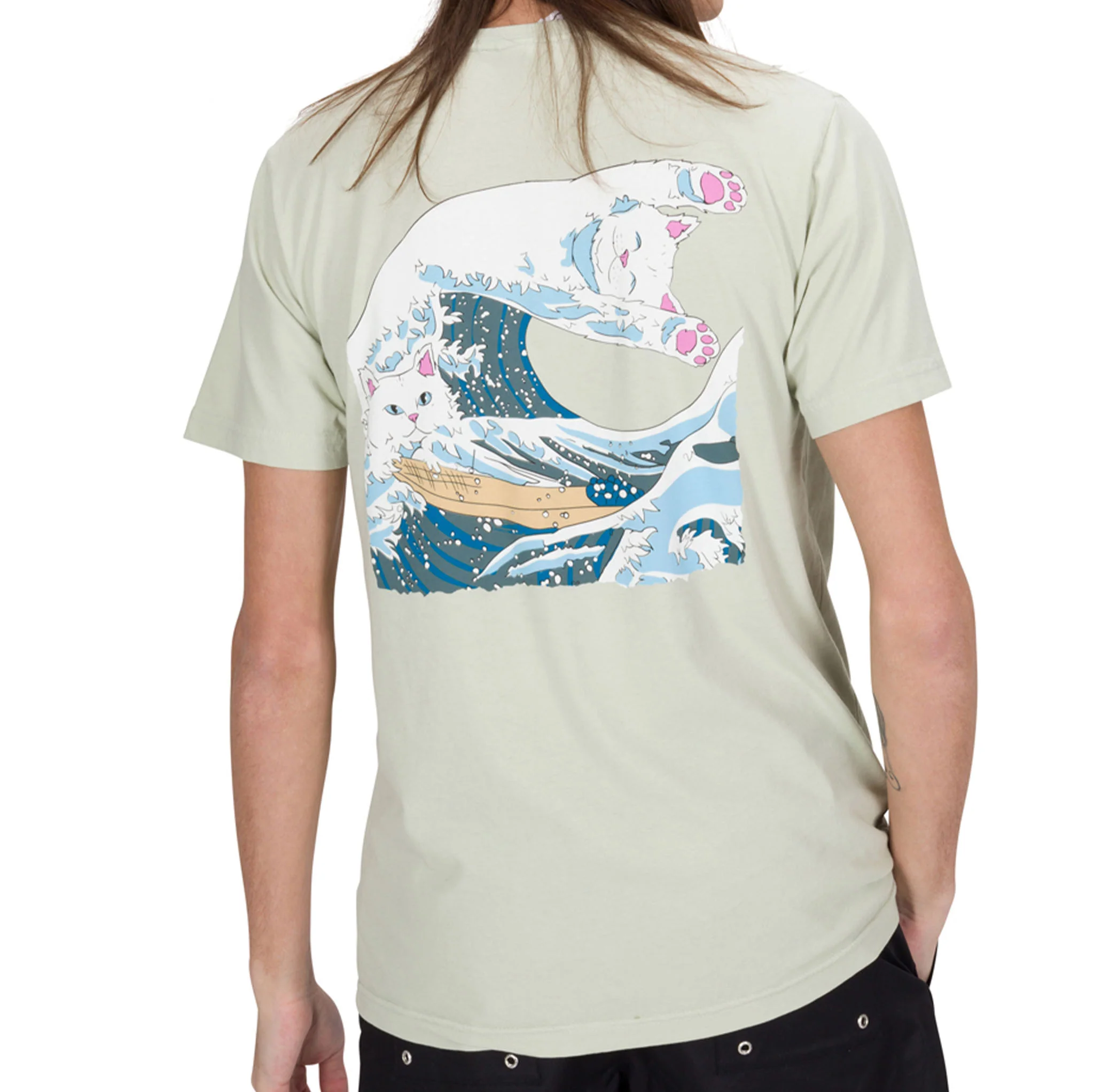 Great Wave Tee (Sage) - Image 2
