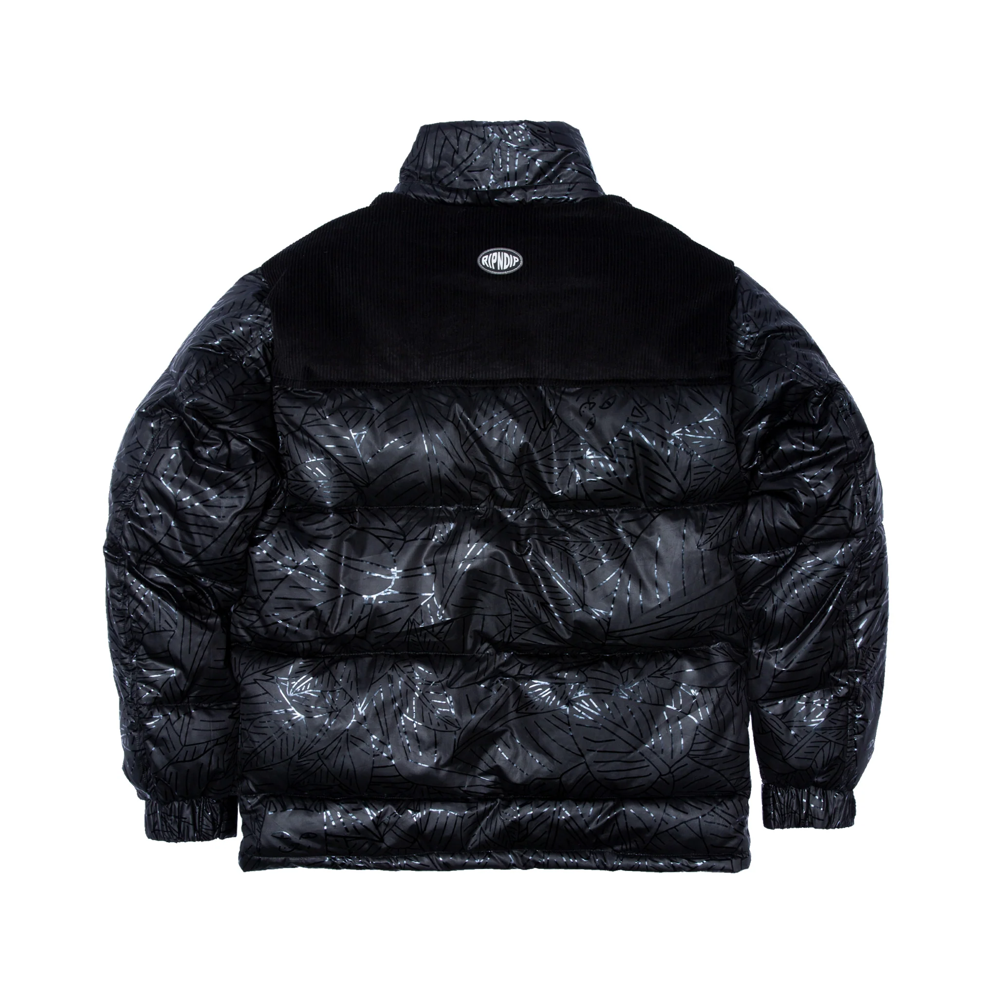 Griffith Hooded Puffer Jacket (Black) - Image 5