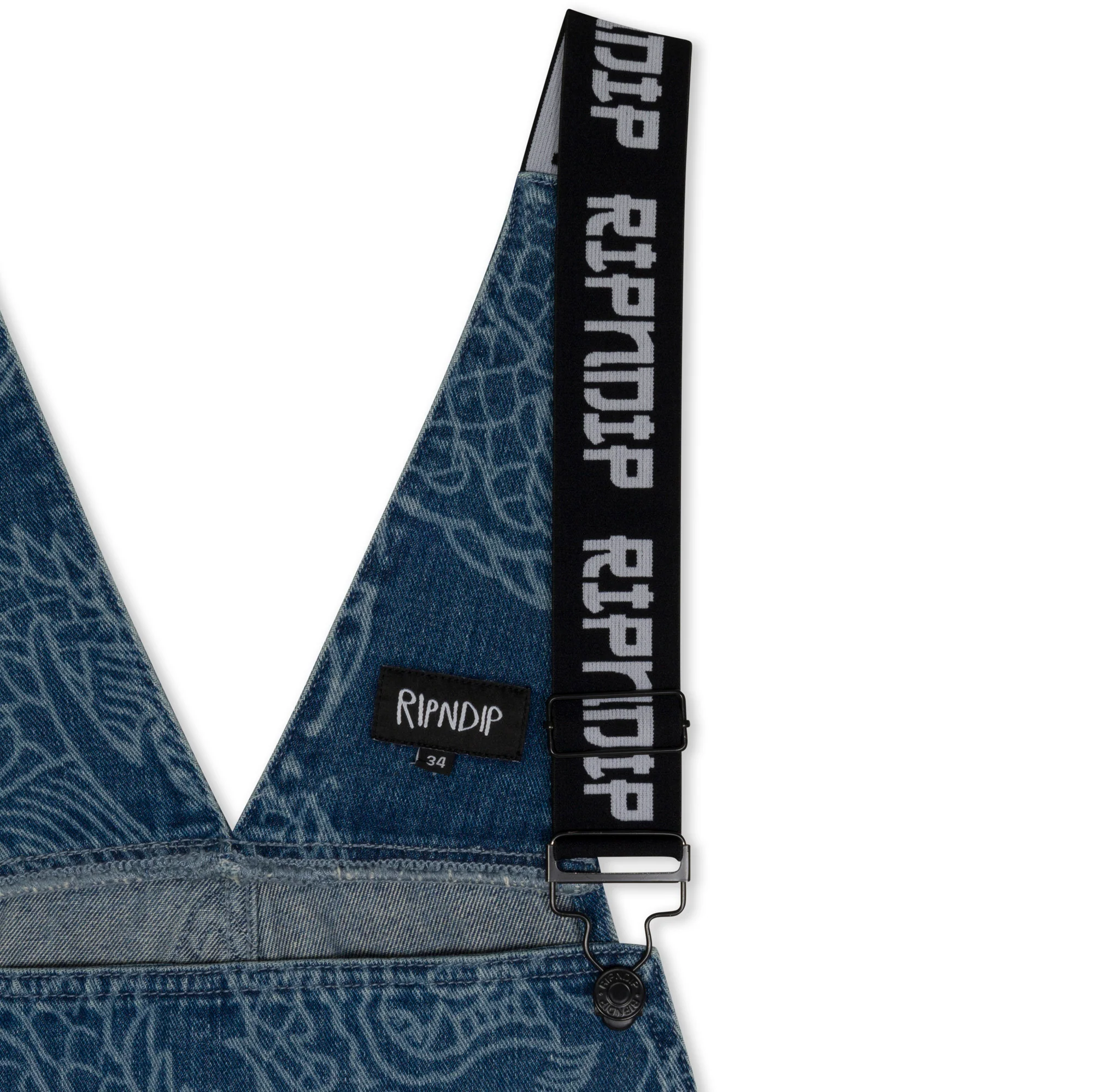 Haku Denim Overalls (Dark Wash) - Image 4