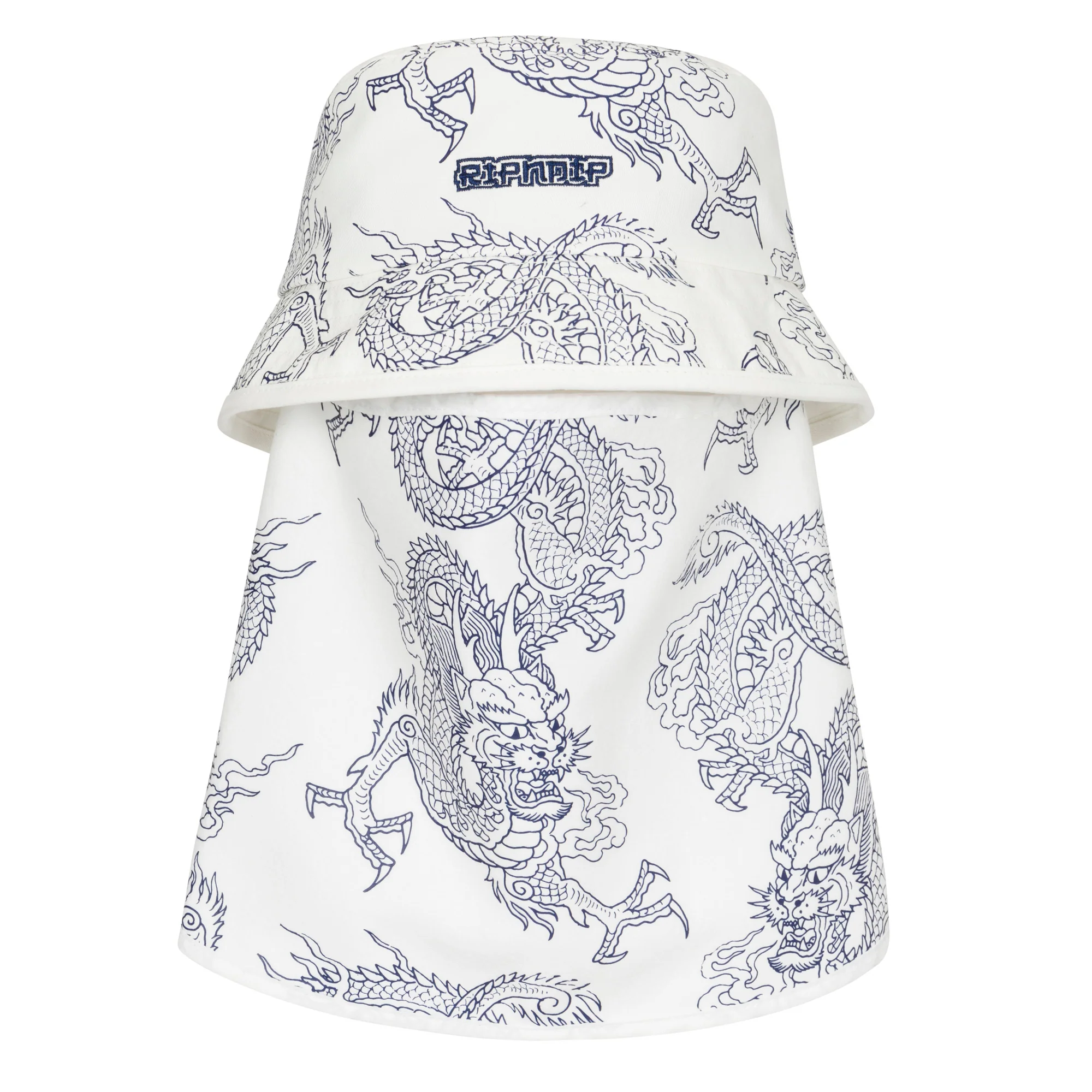 Haku Face Mask Bucket Hat (White) - Image 4