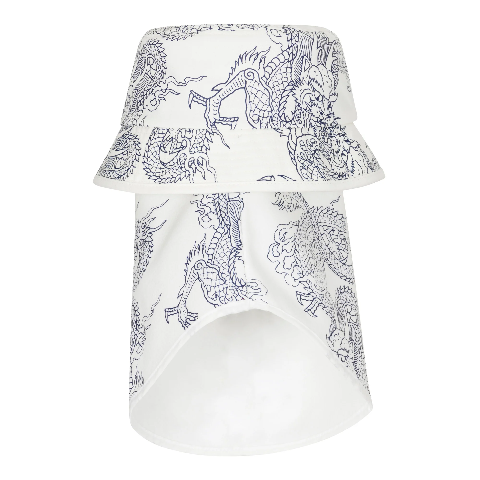 Haku Face Mask Bucket Hat (White) - Image 5