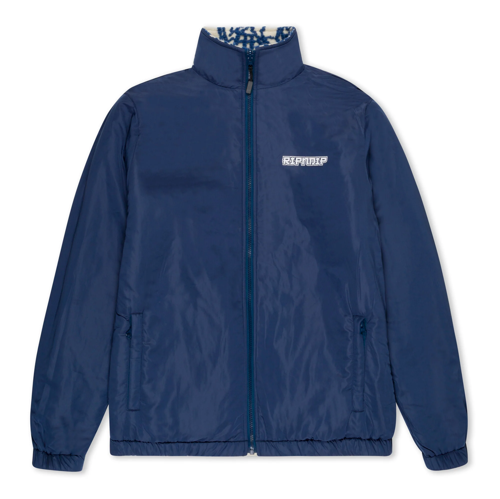 Haku Reversible Jacket (Off White/Navy) - Image 5