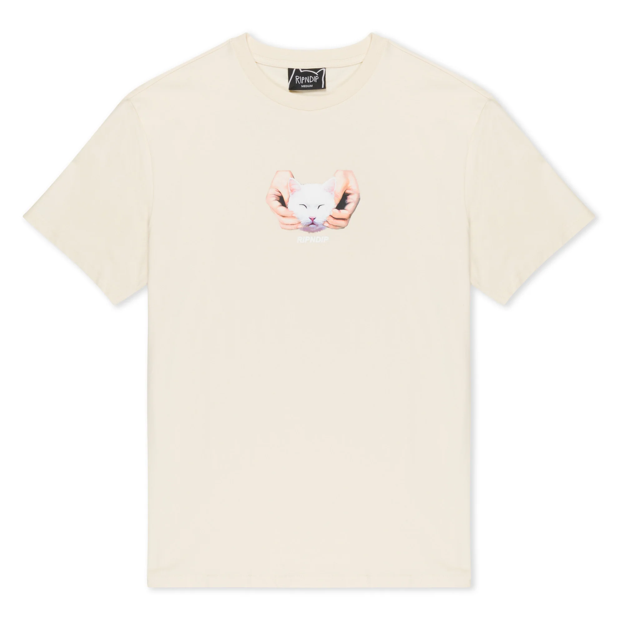 Happy Kitty Tee (Natural)