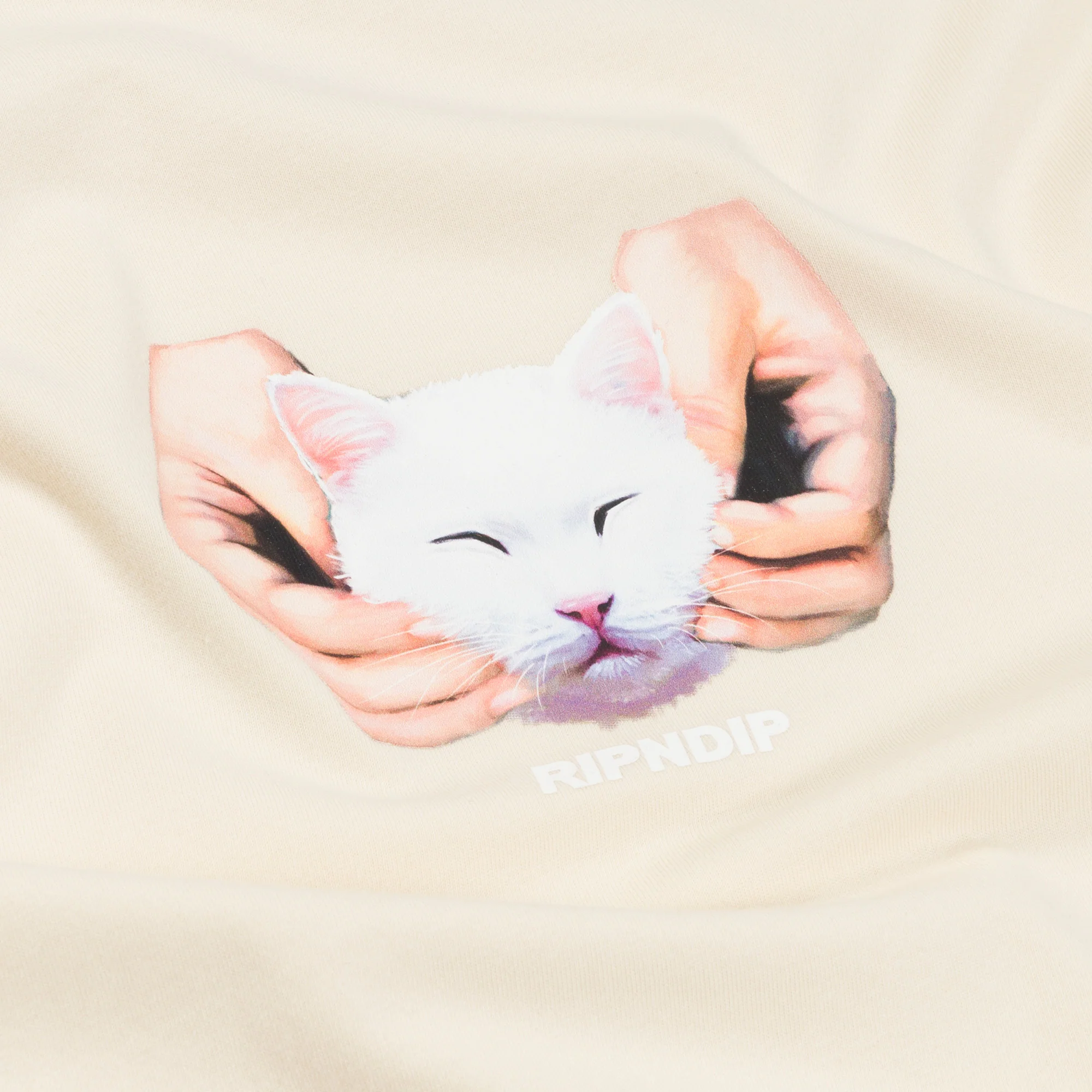 Happy Kitty Tee (Natural) - Image 3