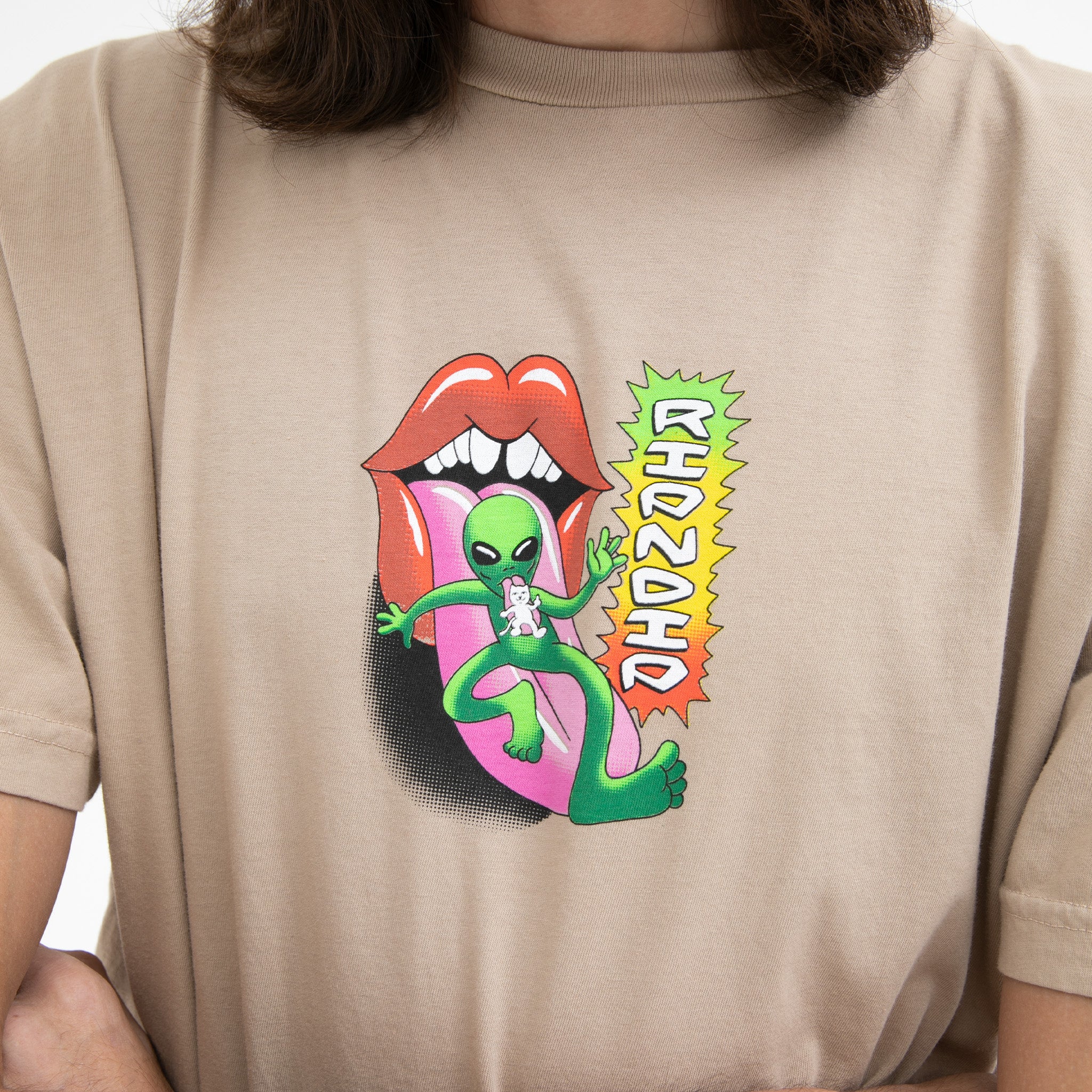 Happy Lickin Tee (Almond) - Image 2