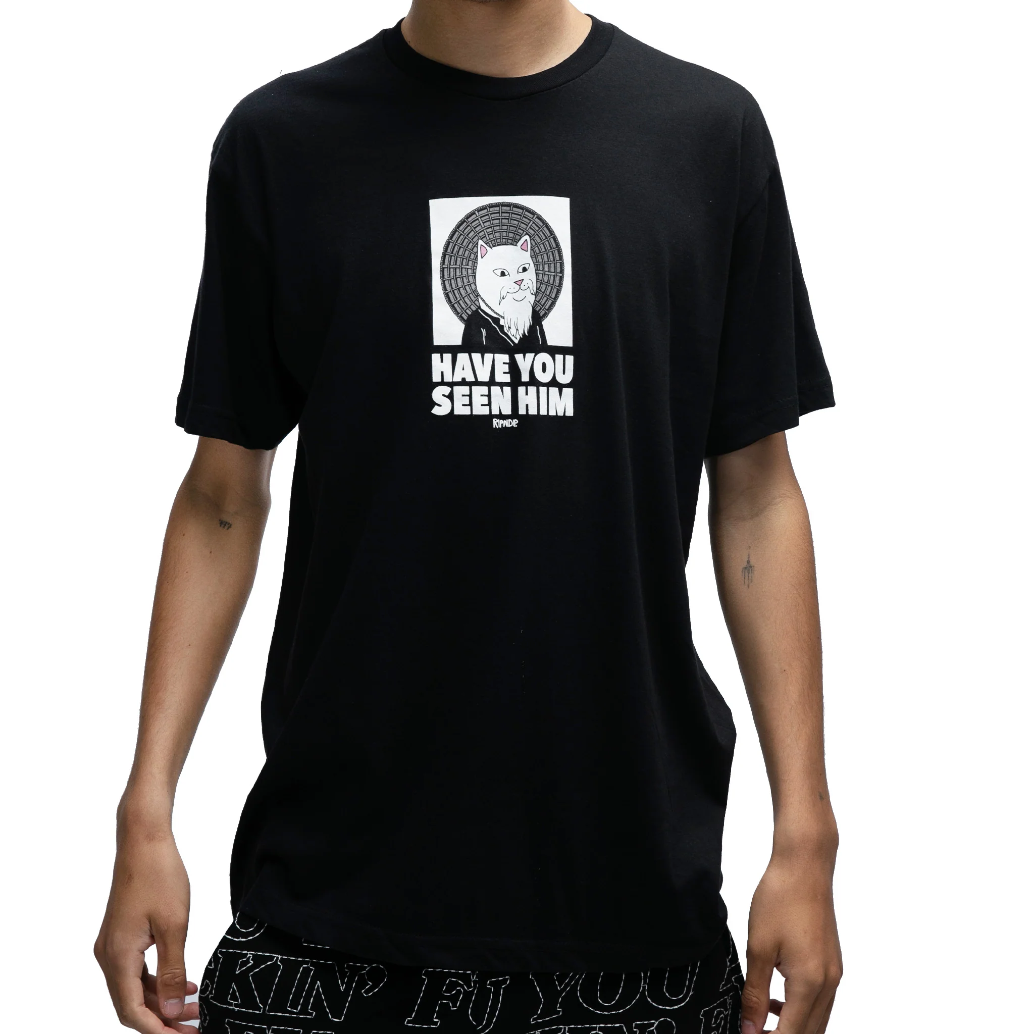 Have You Seen Him? Tee (Black) - Image 2