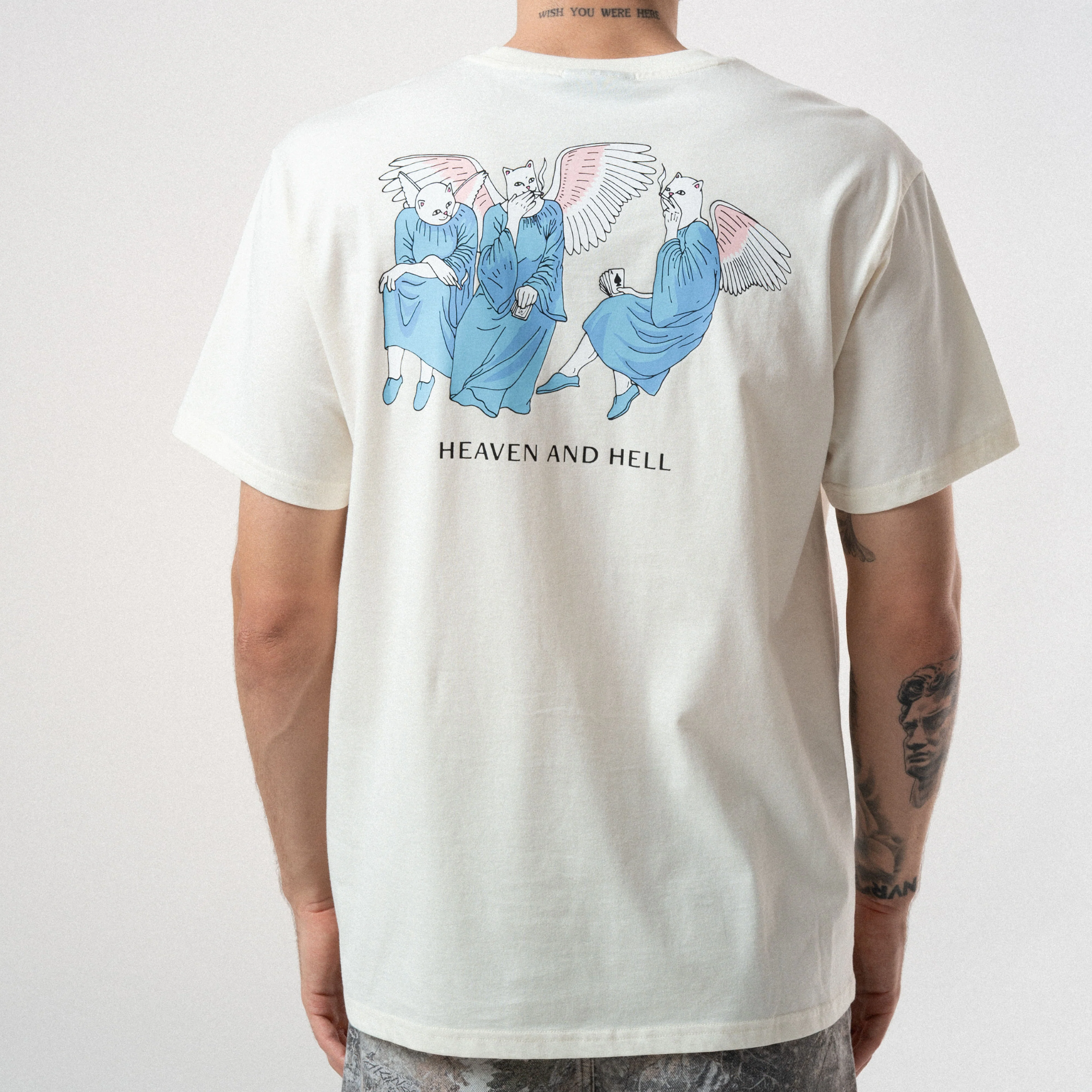 Heaven and Hell Tee (Bone) - Image 2