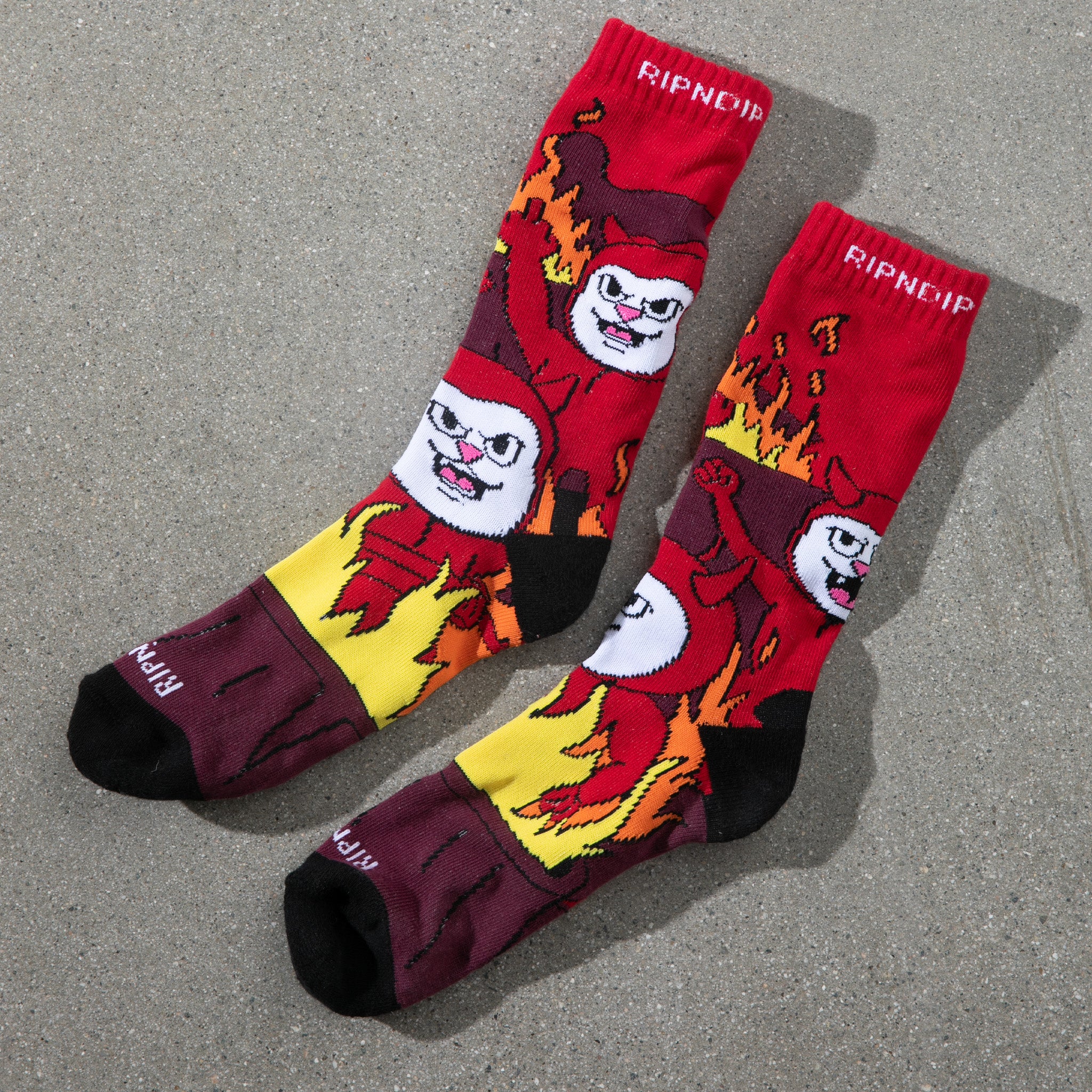 Heaven On Earth Socks (Red) - Image 3