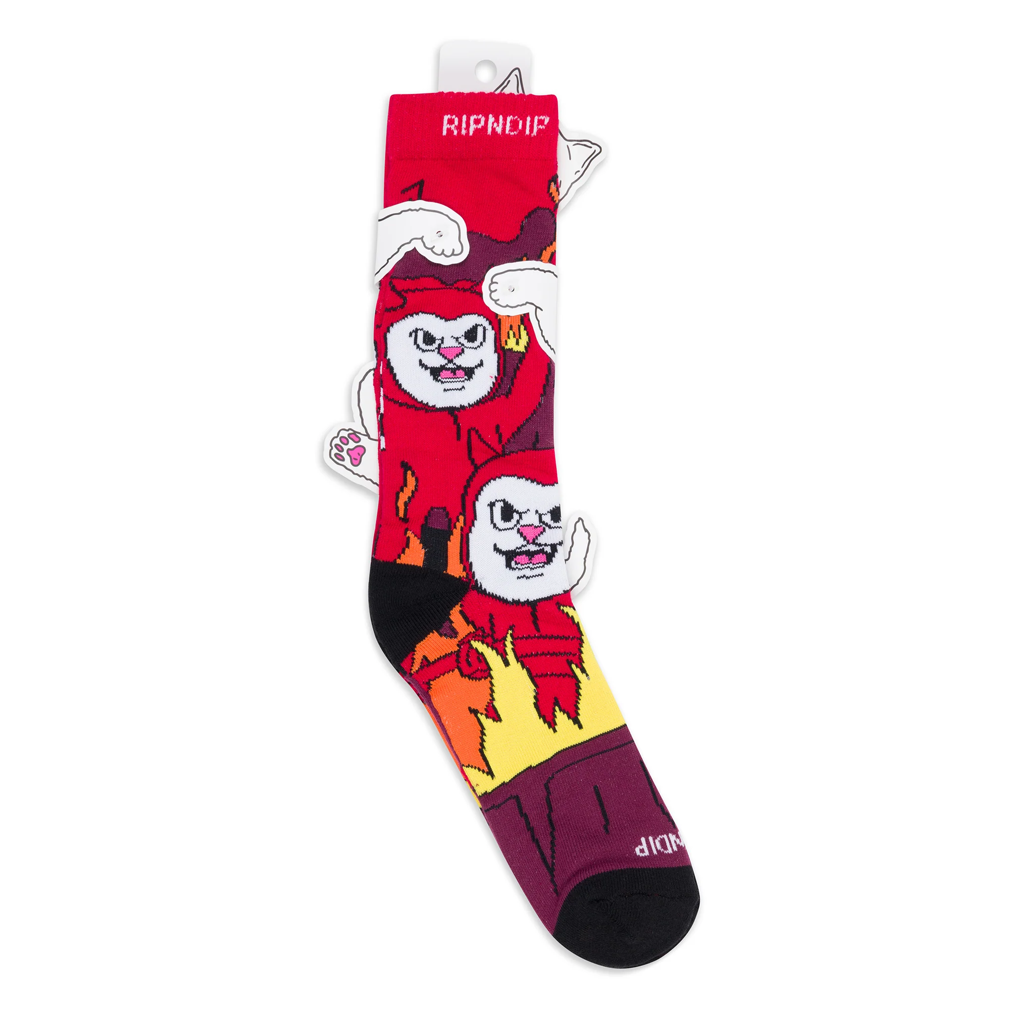 Heaven On Earth Socks (Red) - Image 5