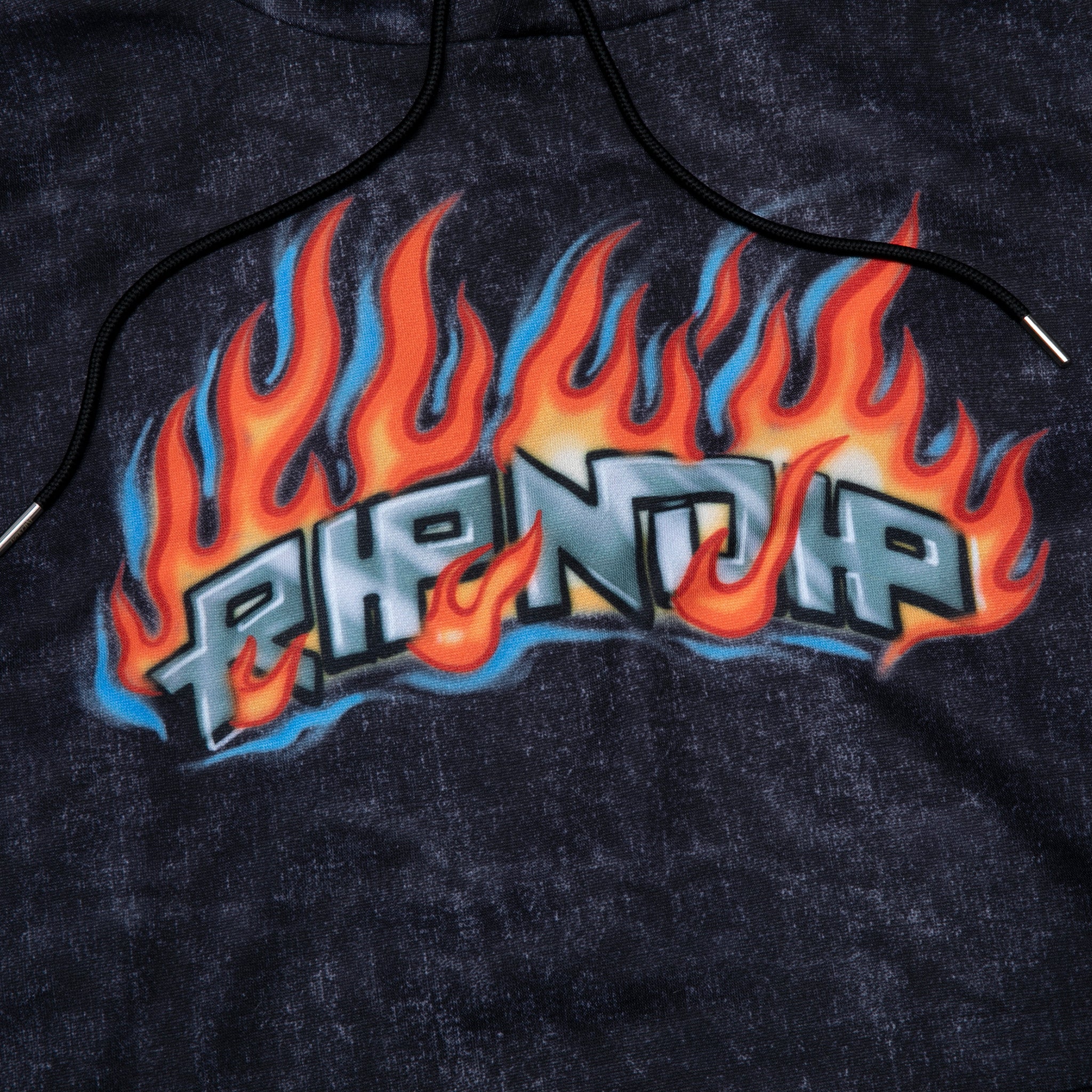 Hell Ride Hoodie (Black Mineral Wash) - Image 6