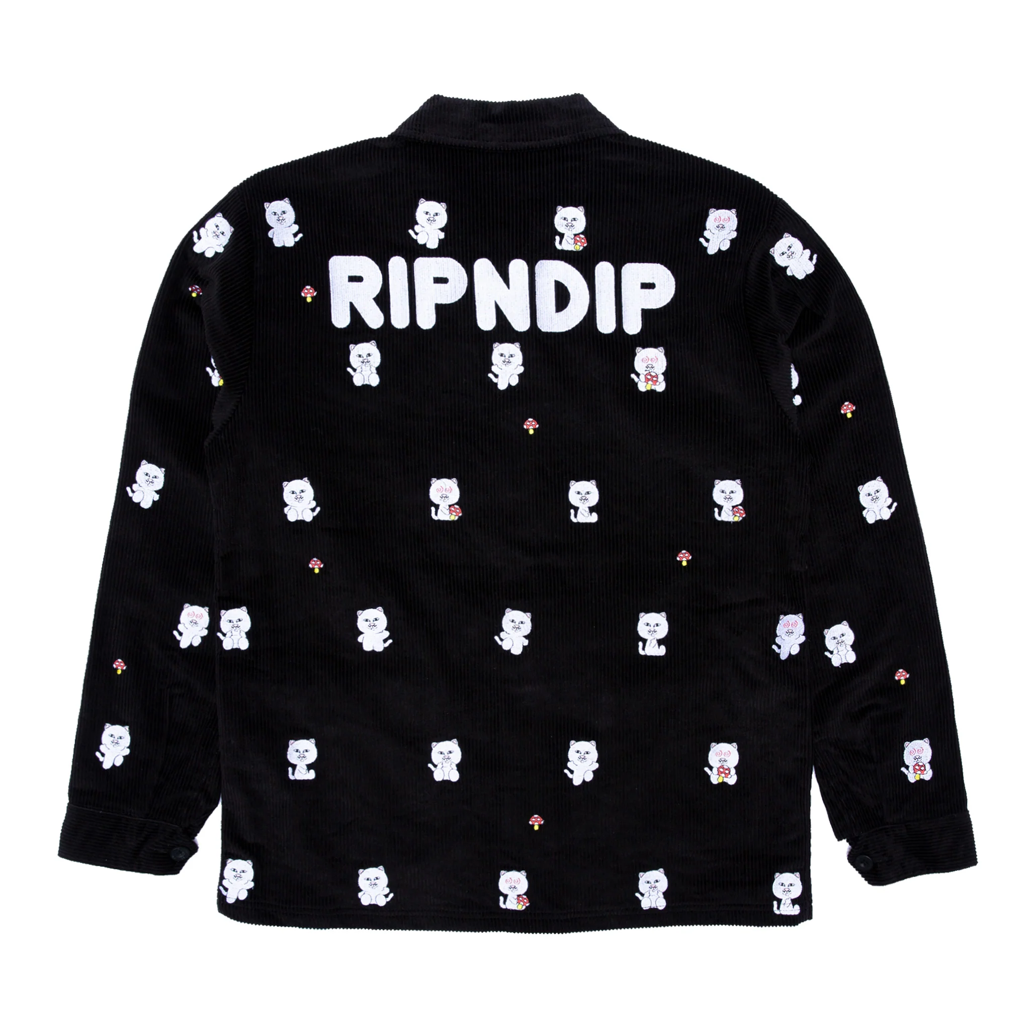 Hello Nermy Corduroy Jacket (Black) - Image 4