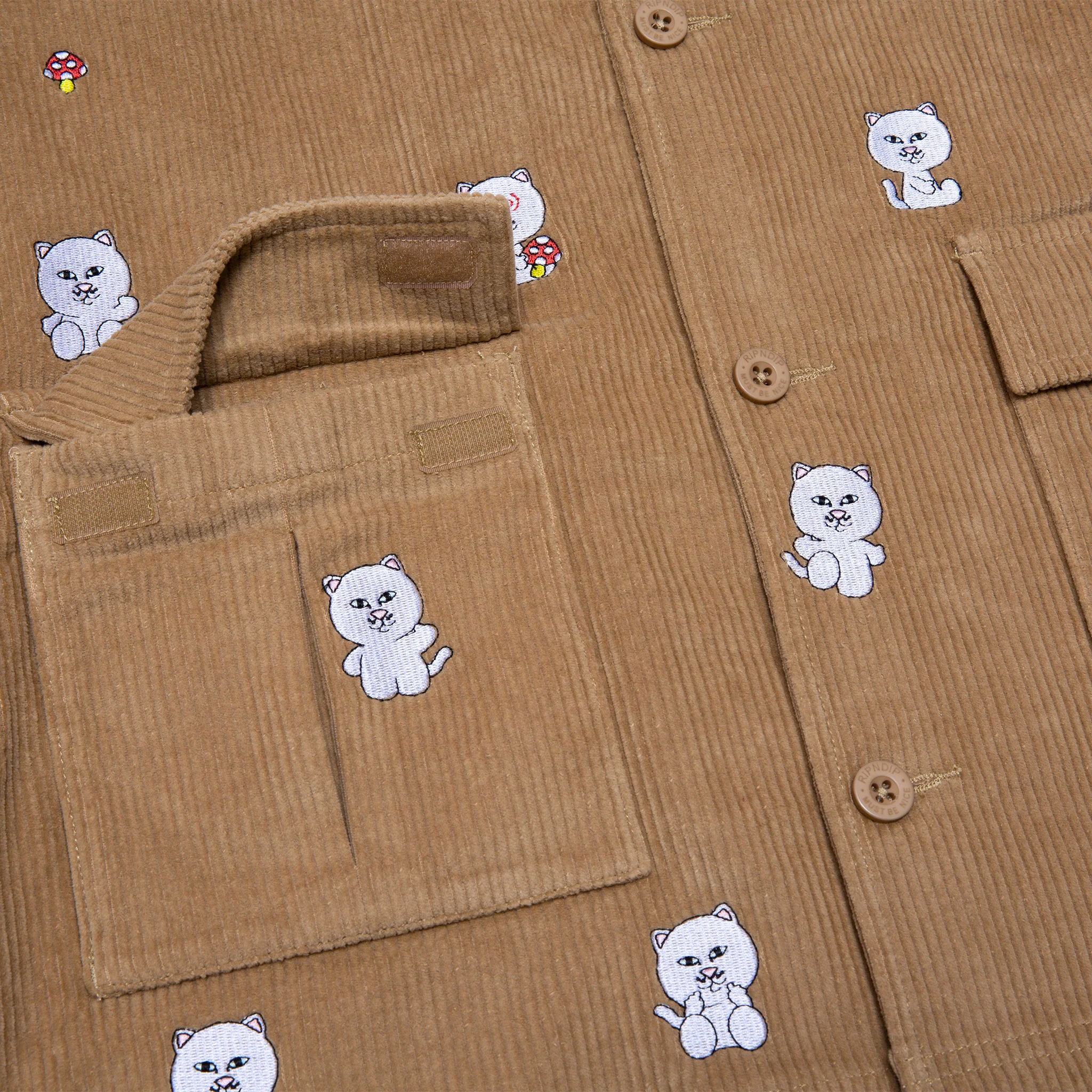 Hello Nermy Corduroy Jacket (Tan) - Image 4