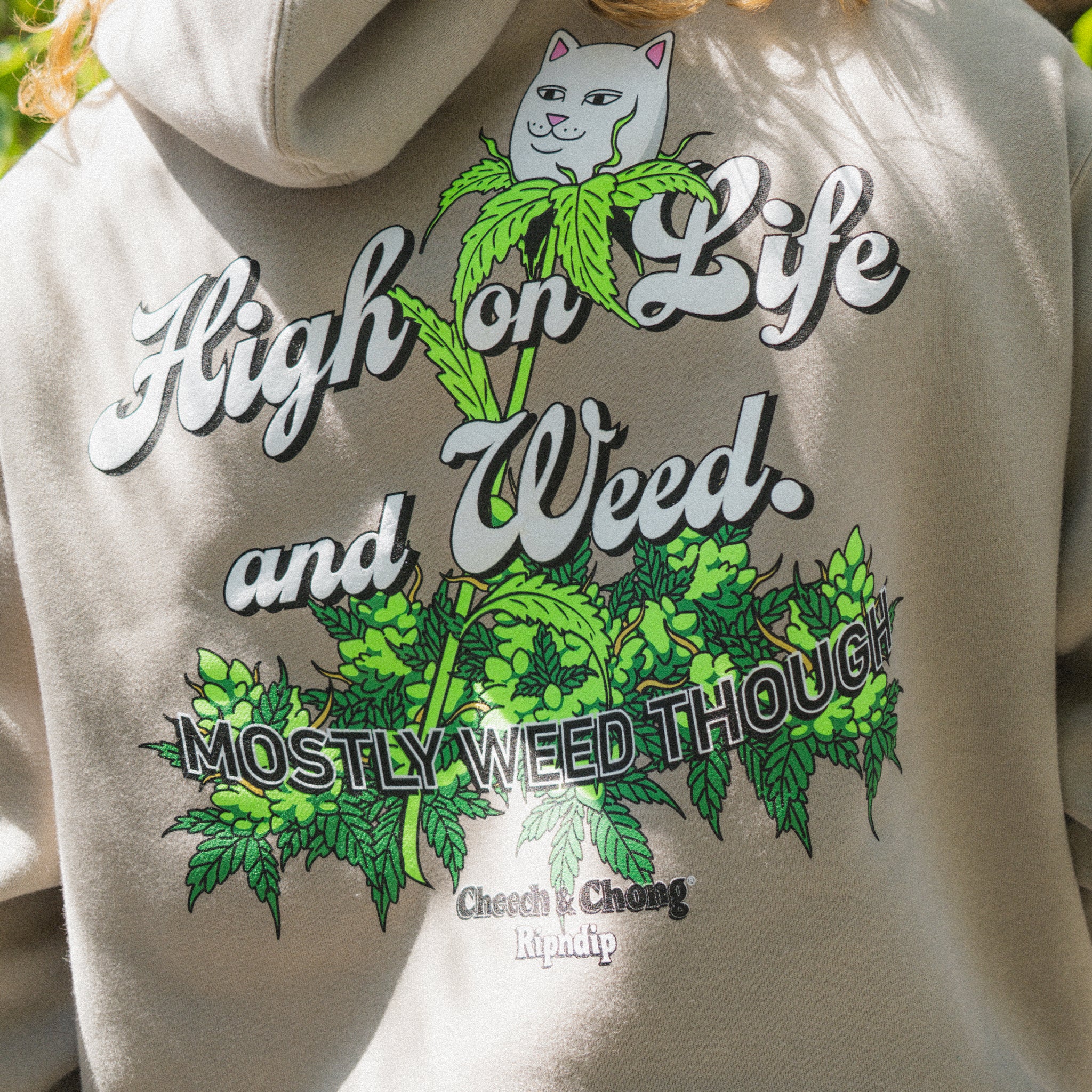 High On Life 420 Hoodie (Cement) - Image 2