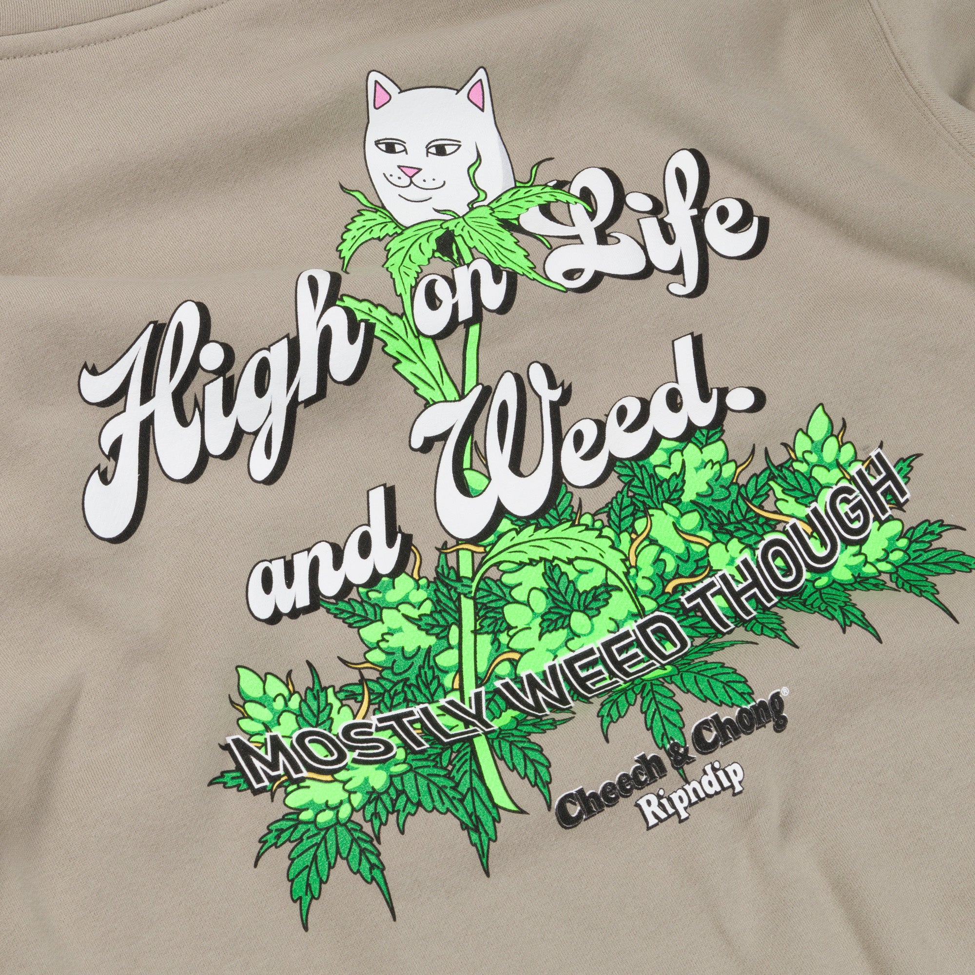 High On Life 420 Hoodie (Cement) - Image 5