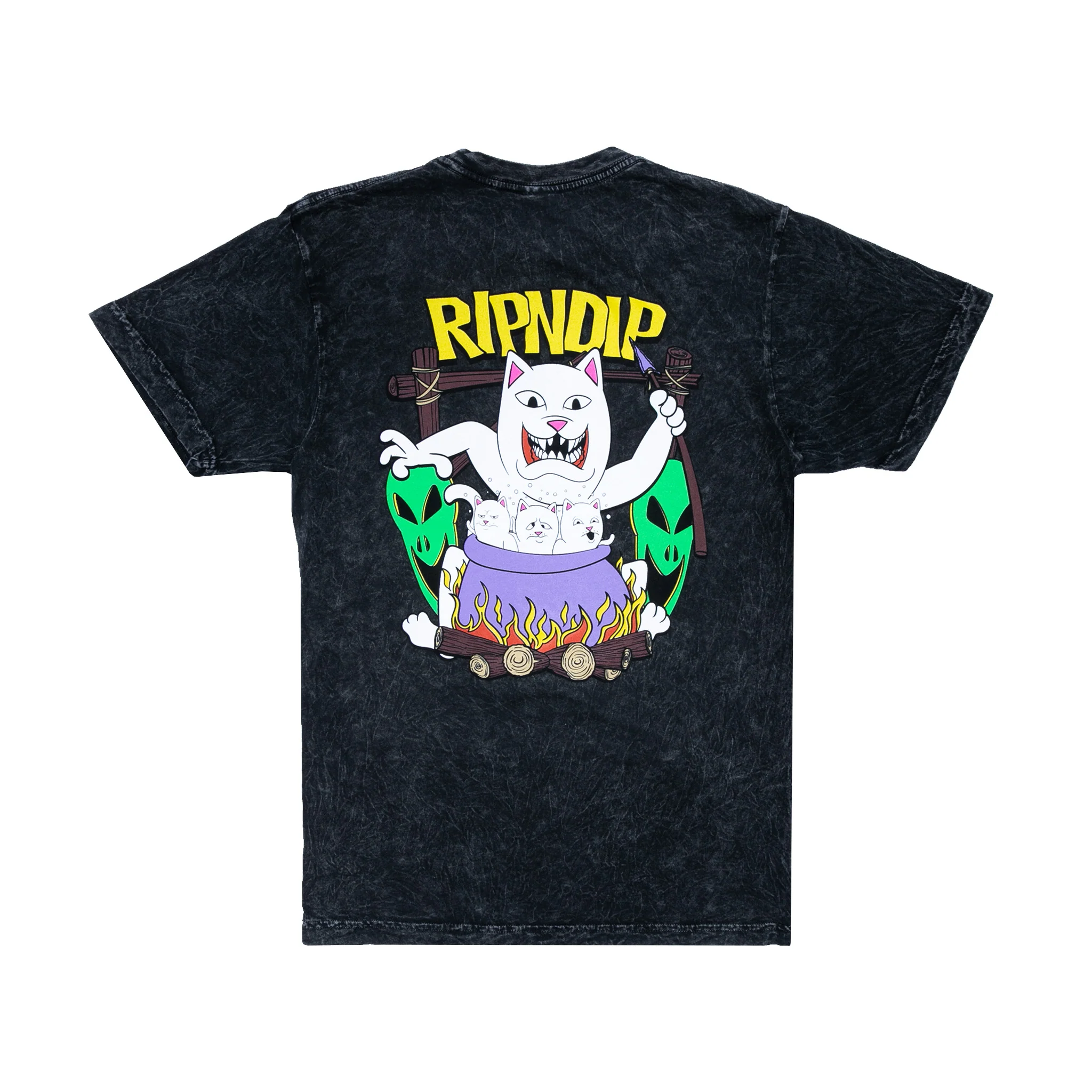 Hocus Pocus Tee (Black Mineral Wash)