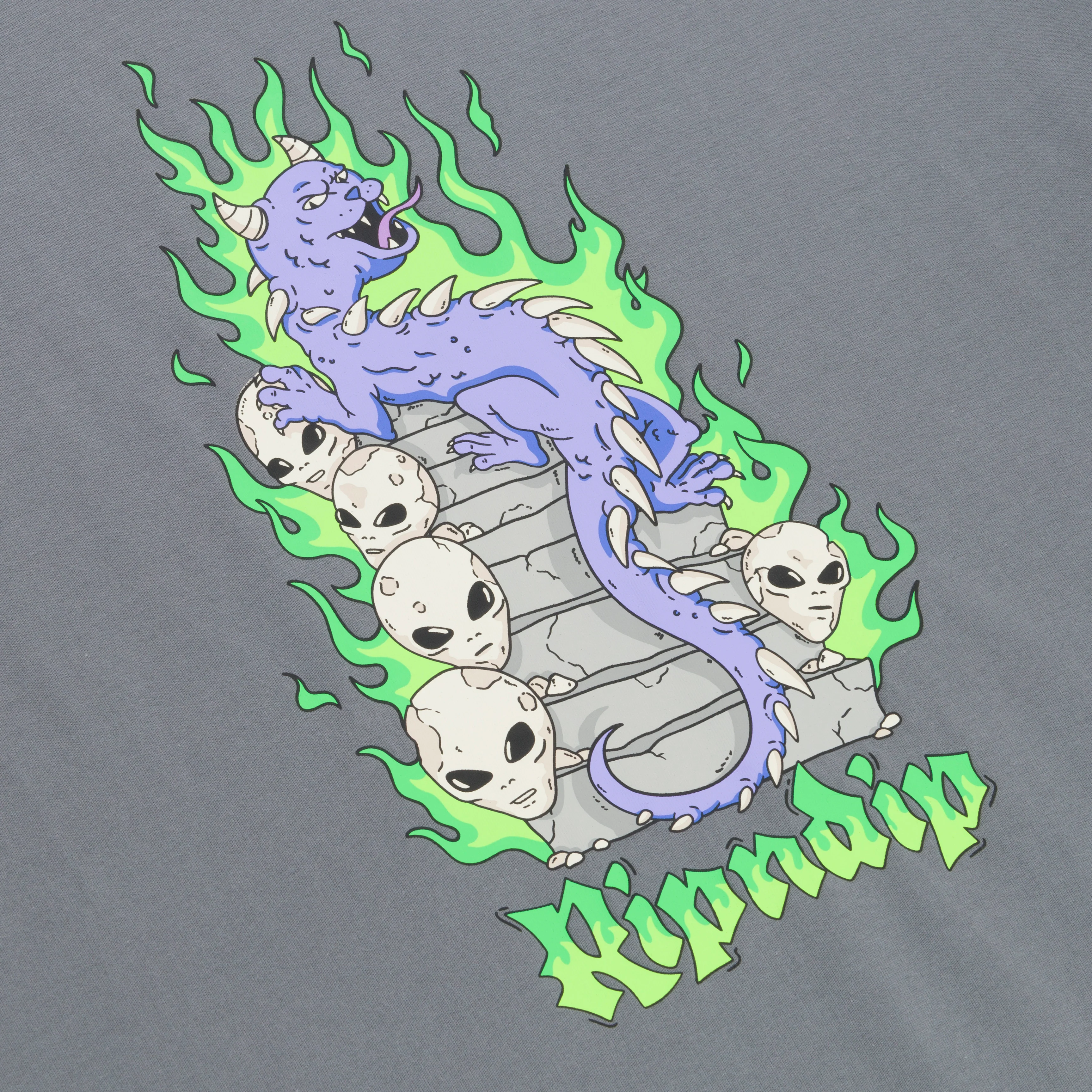 Horntail Tee (Charcoal) - Image 3