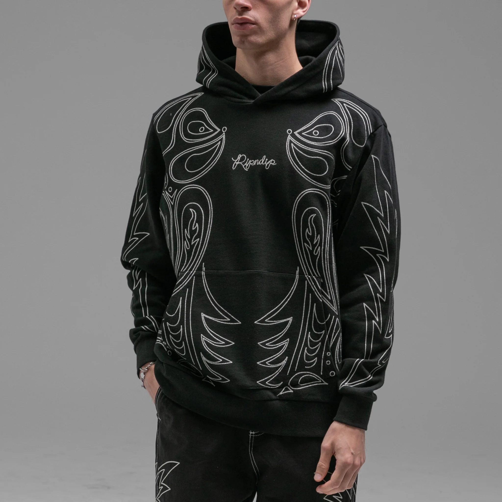 Howdy Hoodie (Black) - Image 2