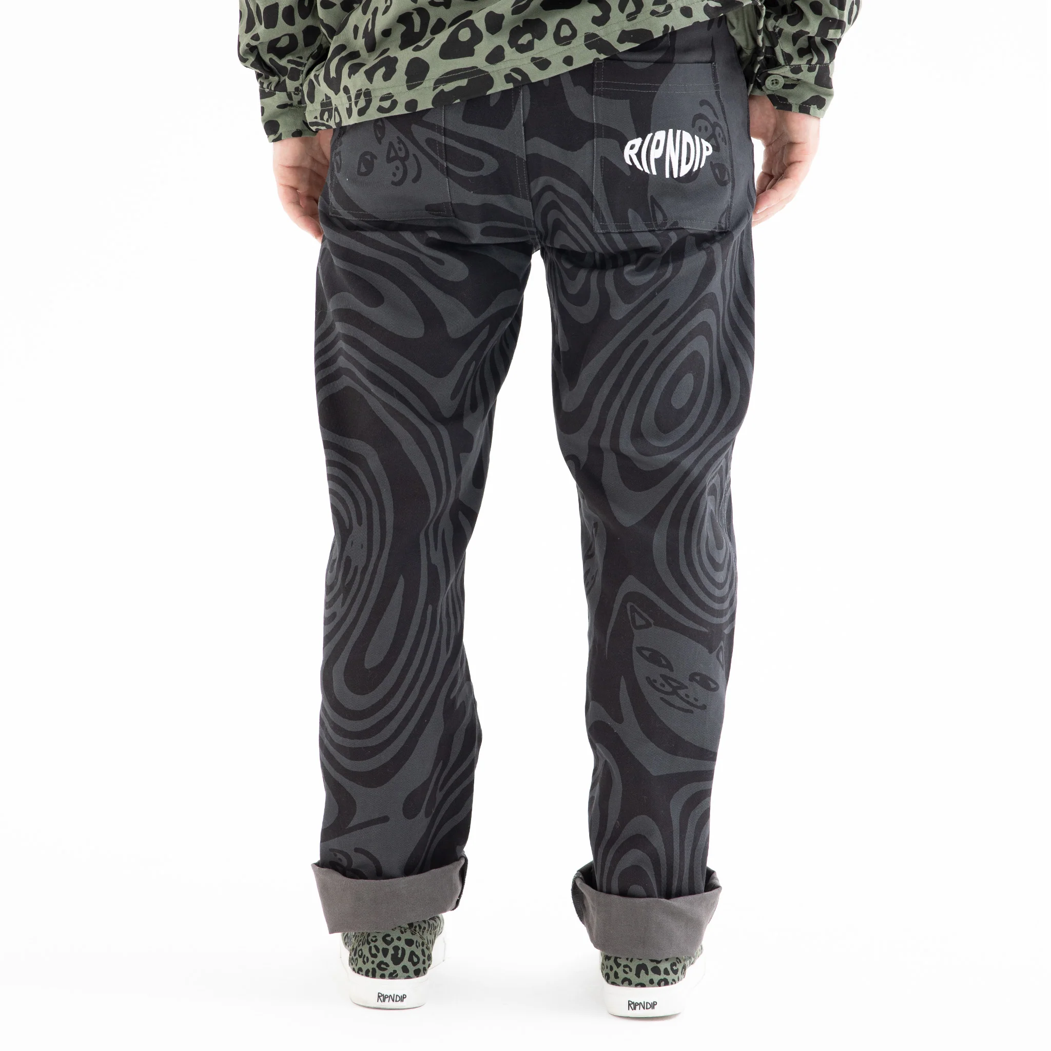 Hypnotic Cotton Twill Pants (Black) - Image 2