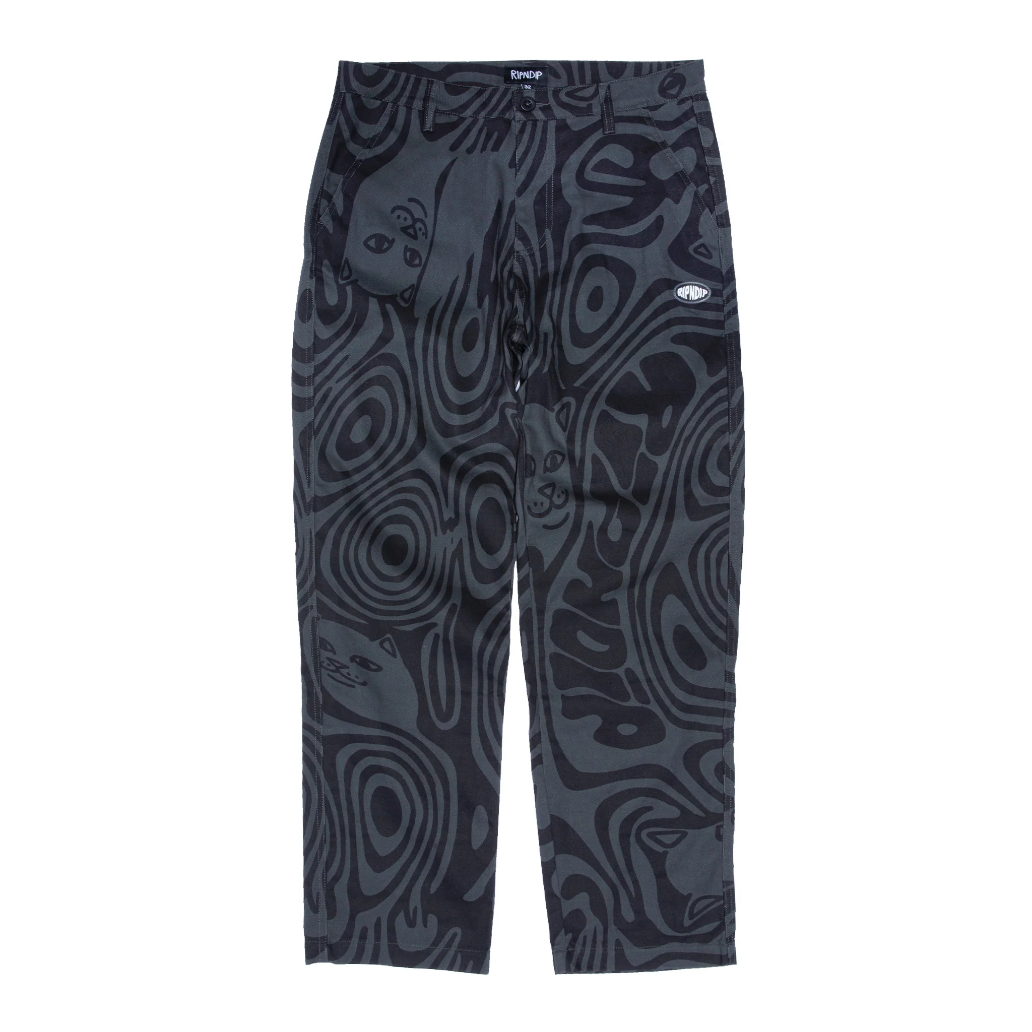 Hypnotic Cotton Twill Pants (Black) - Image 3