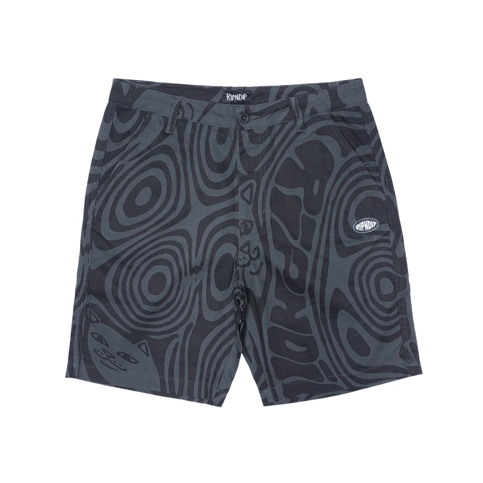 Hypnotic Cotton Twill Shorts (Black) - Image 3
