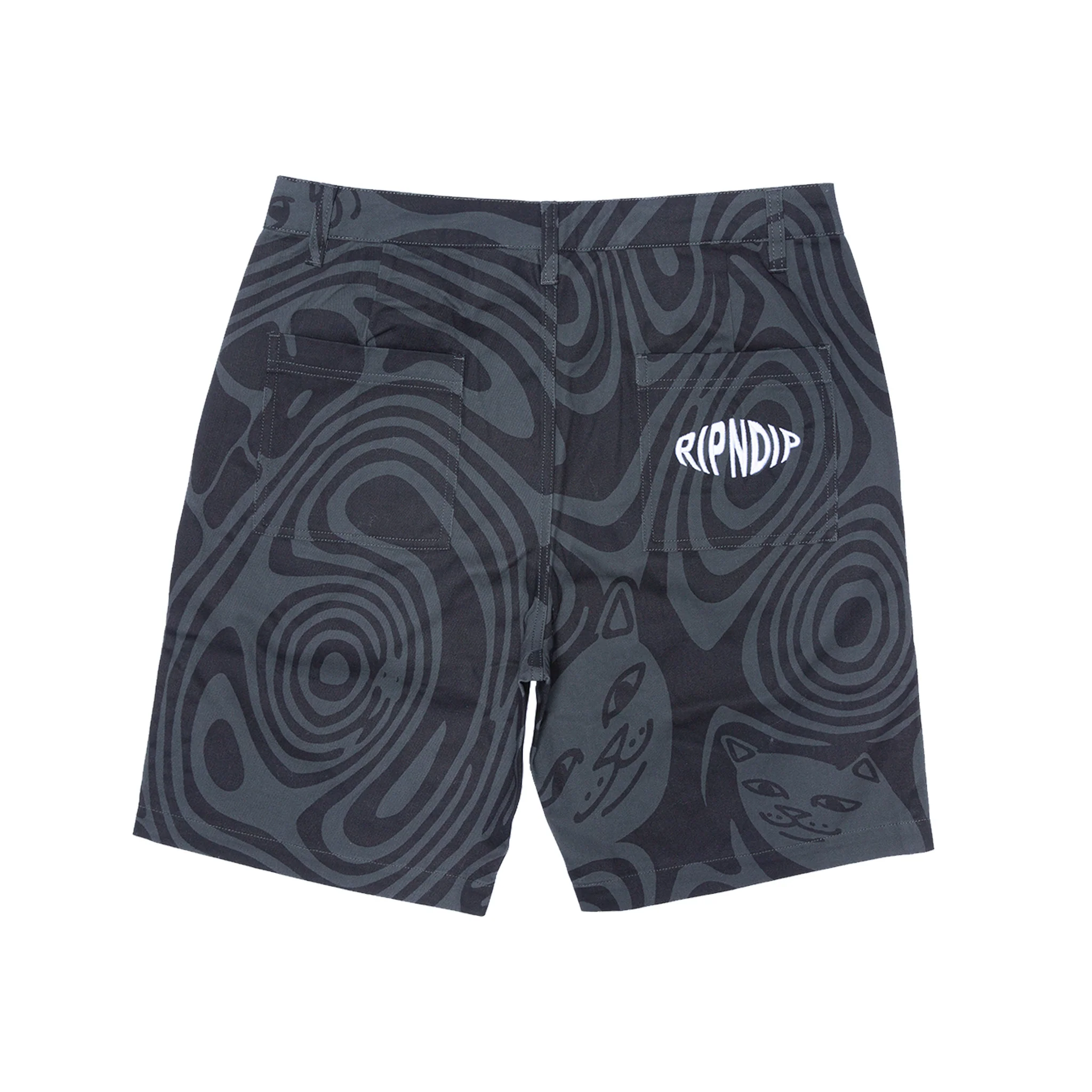 Hypnotic Cotton Twill Shorts (Black) - Image 4