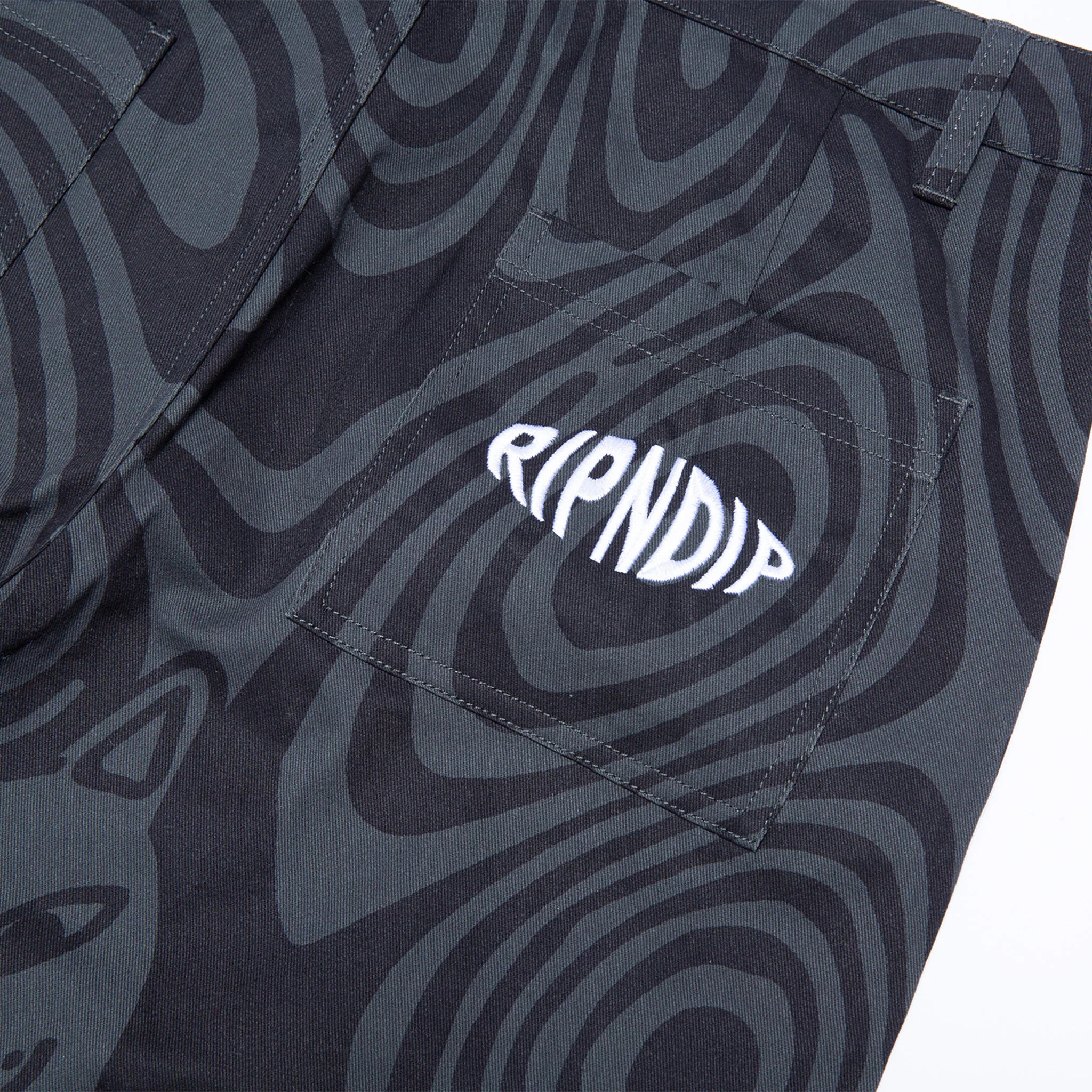 Hypnotic Cotton Twill Shorts (Black) - Image 5