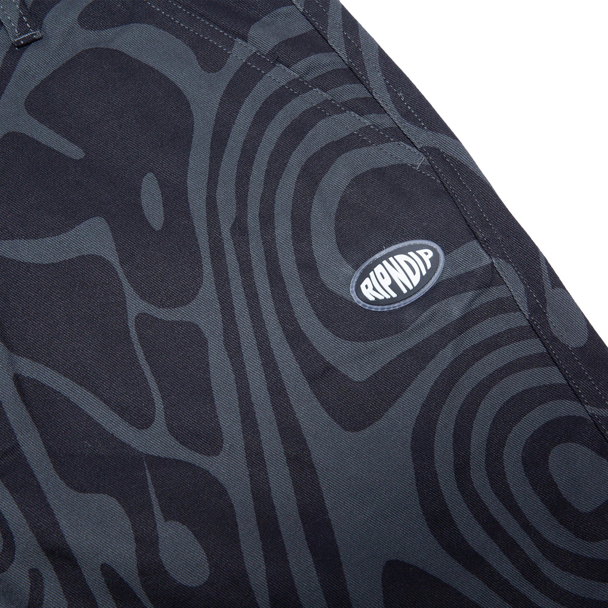 Hypnotic Cotton Twill Shorts (Black) - Image 7