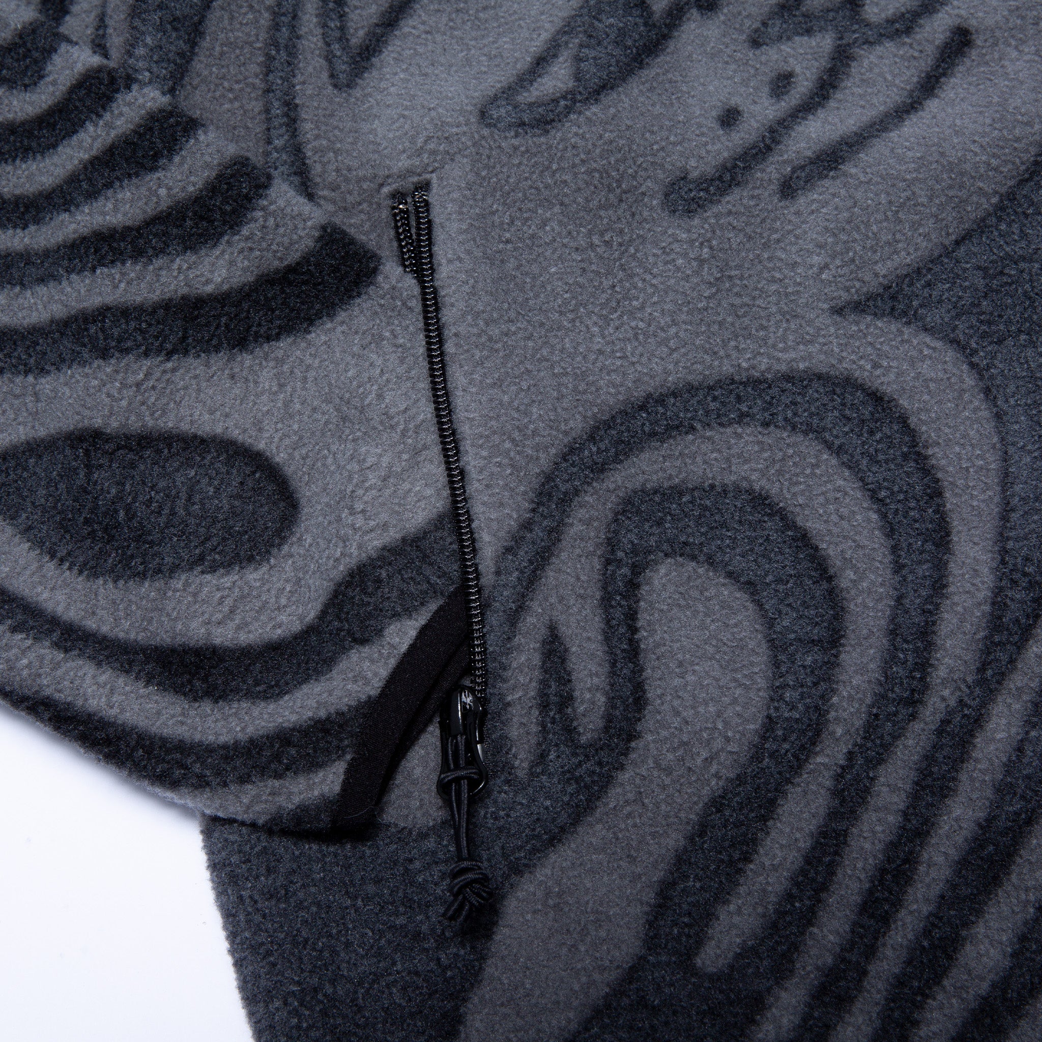 Hypnotic Polar Fleece Jacket (Black) - Image 5