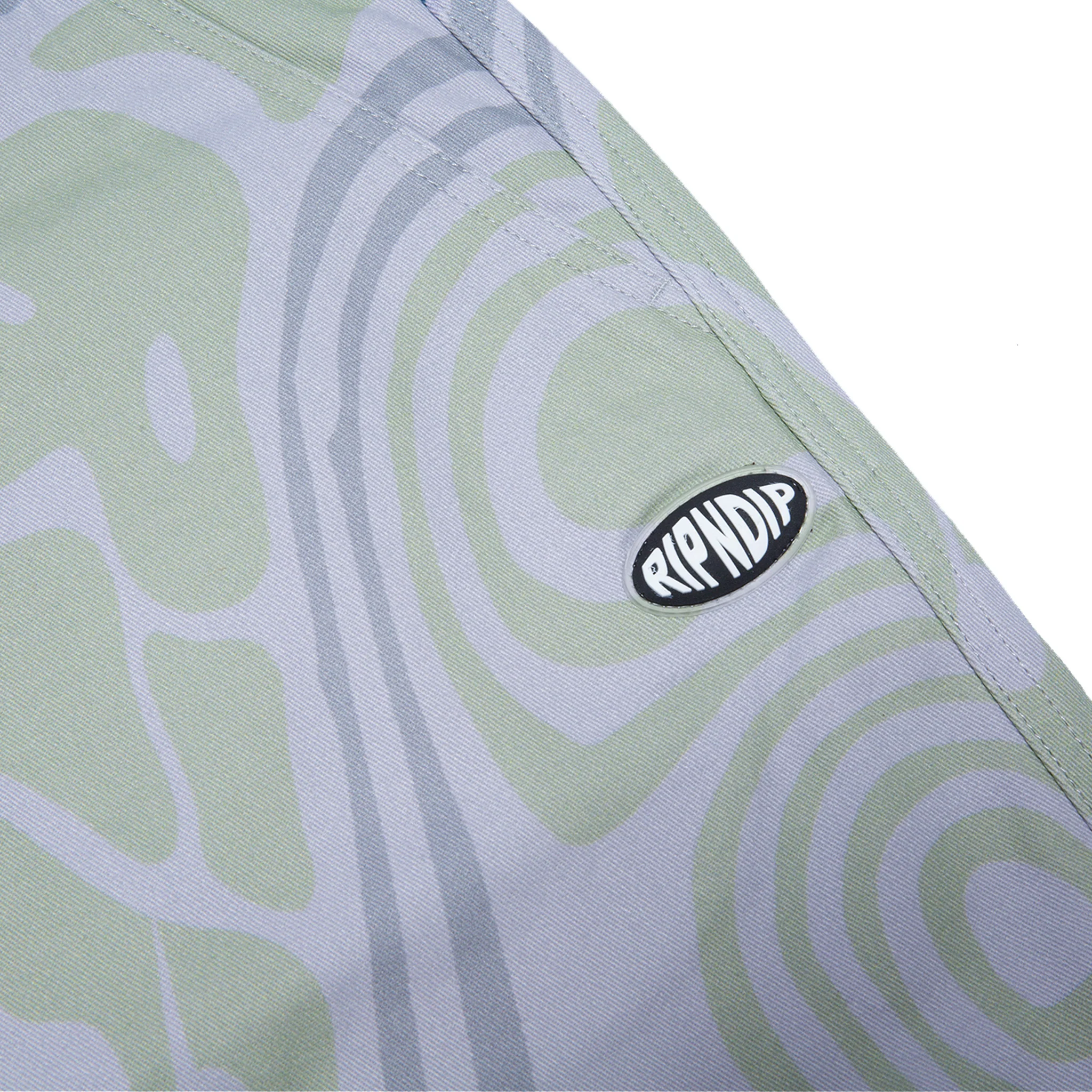 Hypnotic Twill Shorts (Grey/Lavender/Neon) - Image 6