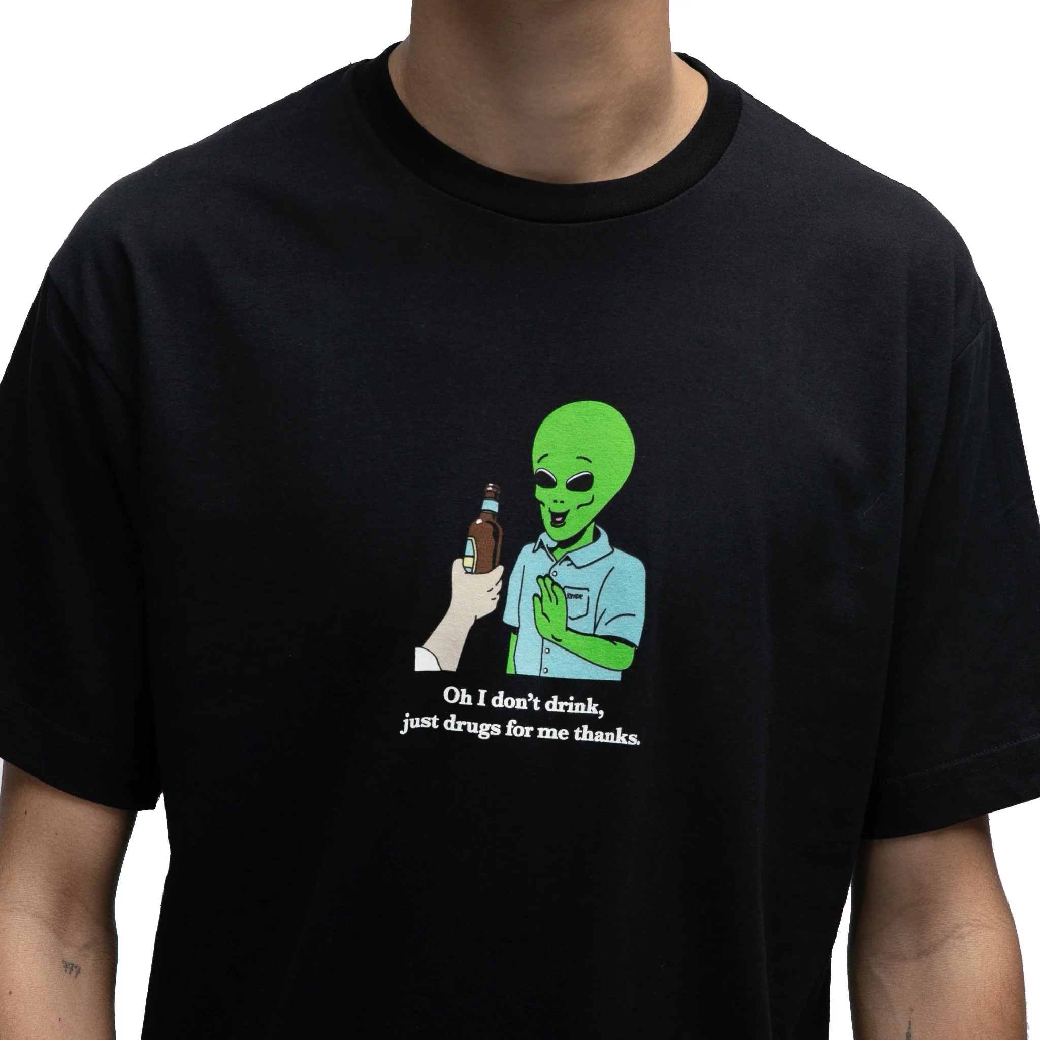 I Don't Drink Tee (Black) - Image 2