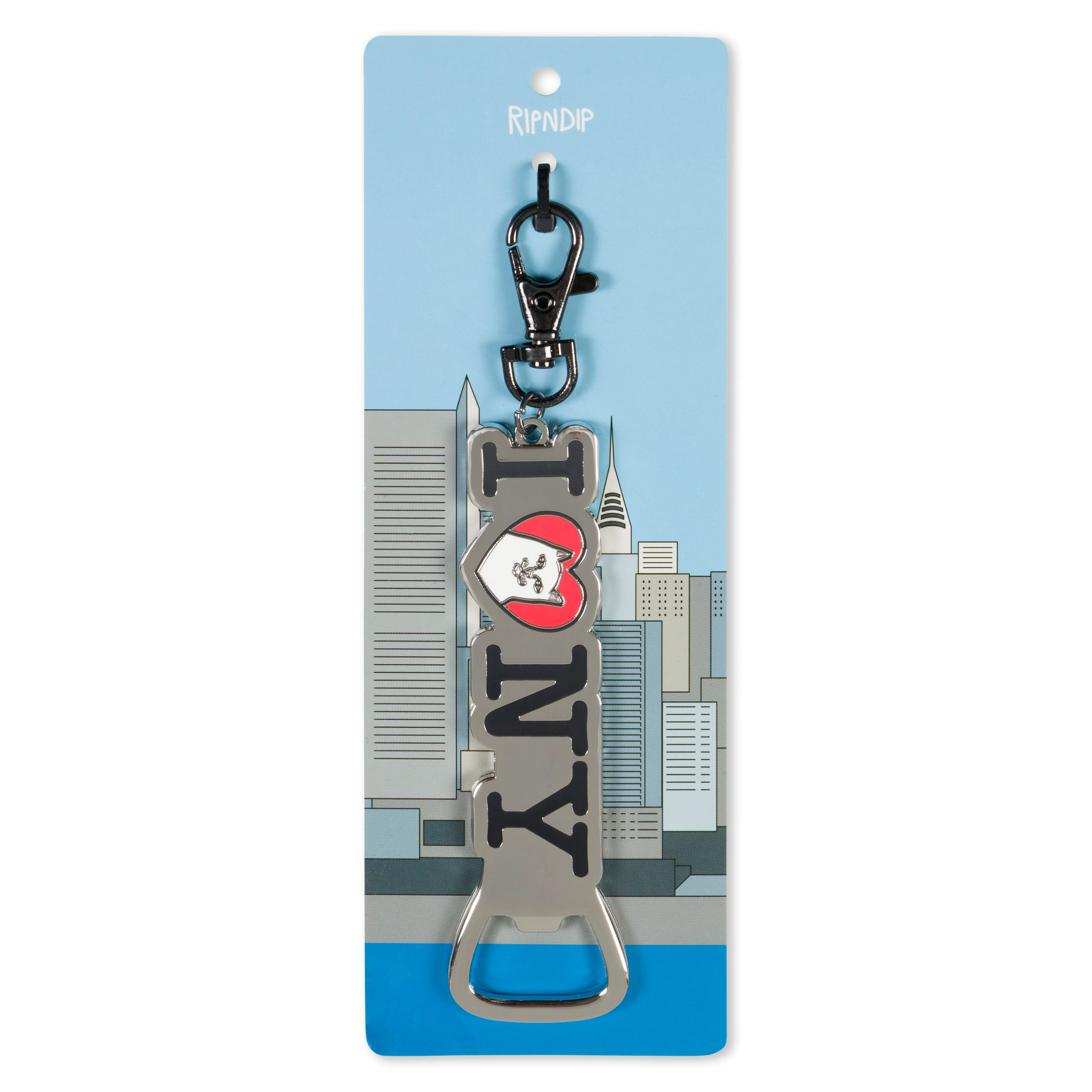 I Heart NY Bottle Opener Keychain - Image 2