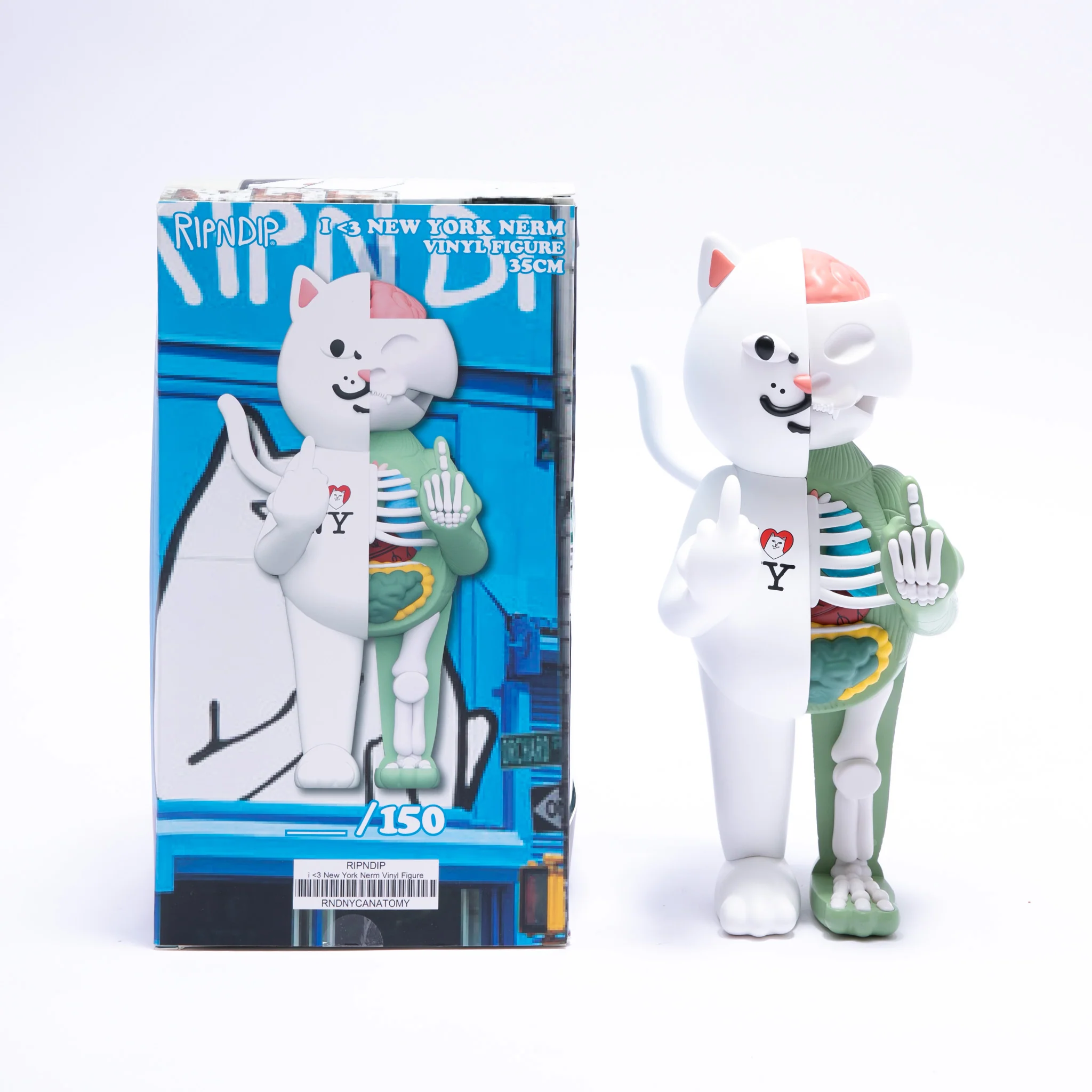 I Heart NY Nerm Anatomy Vinyl Figure - Image 6
