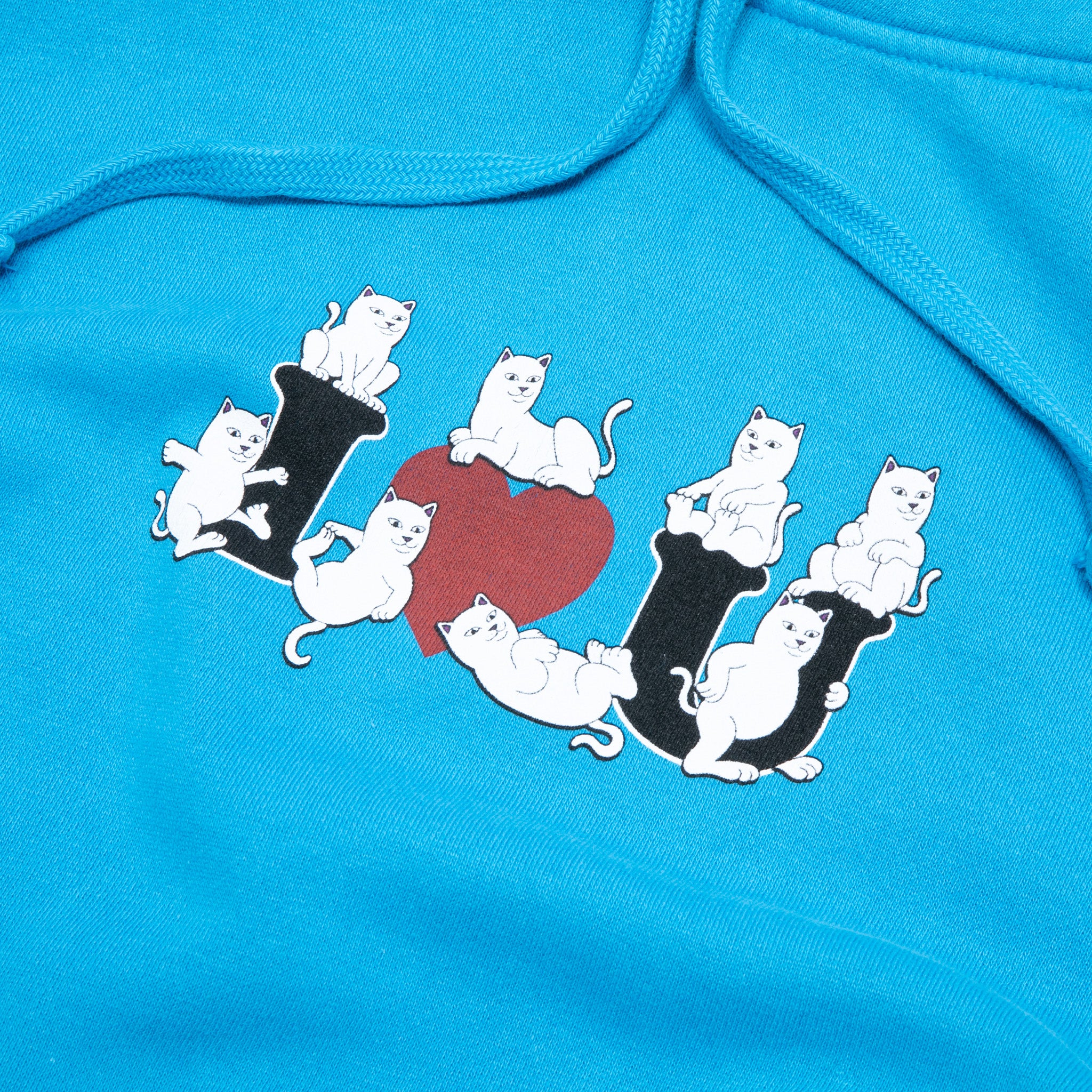 I Heart U Hoodie (Azure Blue) - Image 3