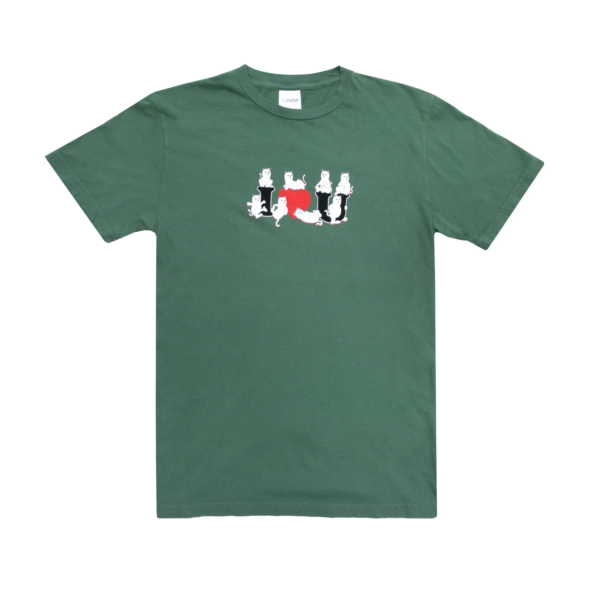 I Heart U Tee (Olive)