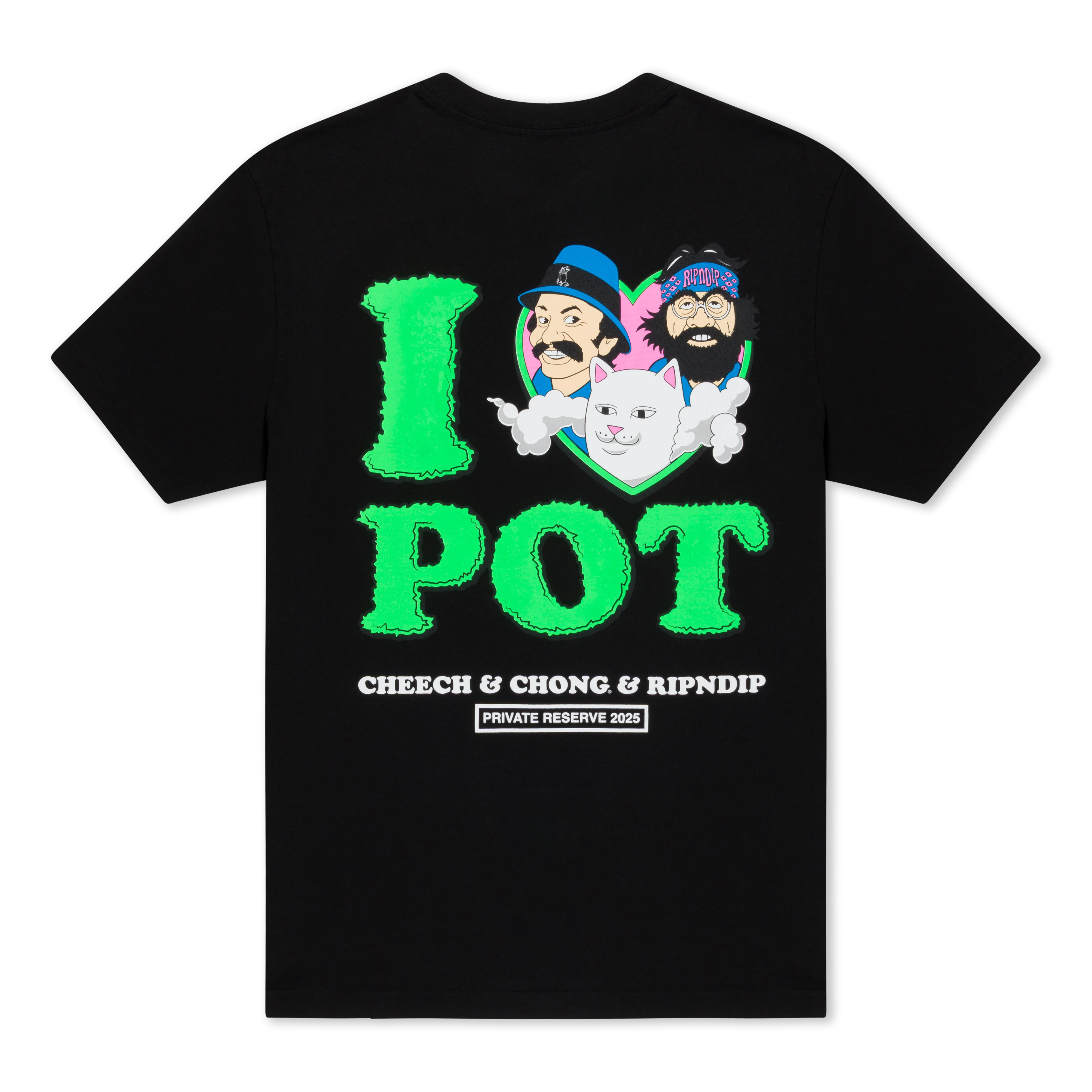 I <3 Pot Tee (Black) - Image 3