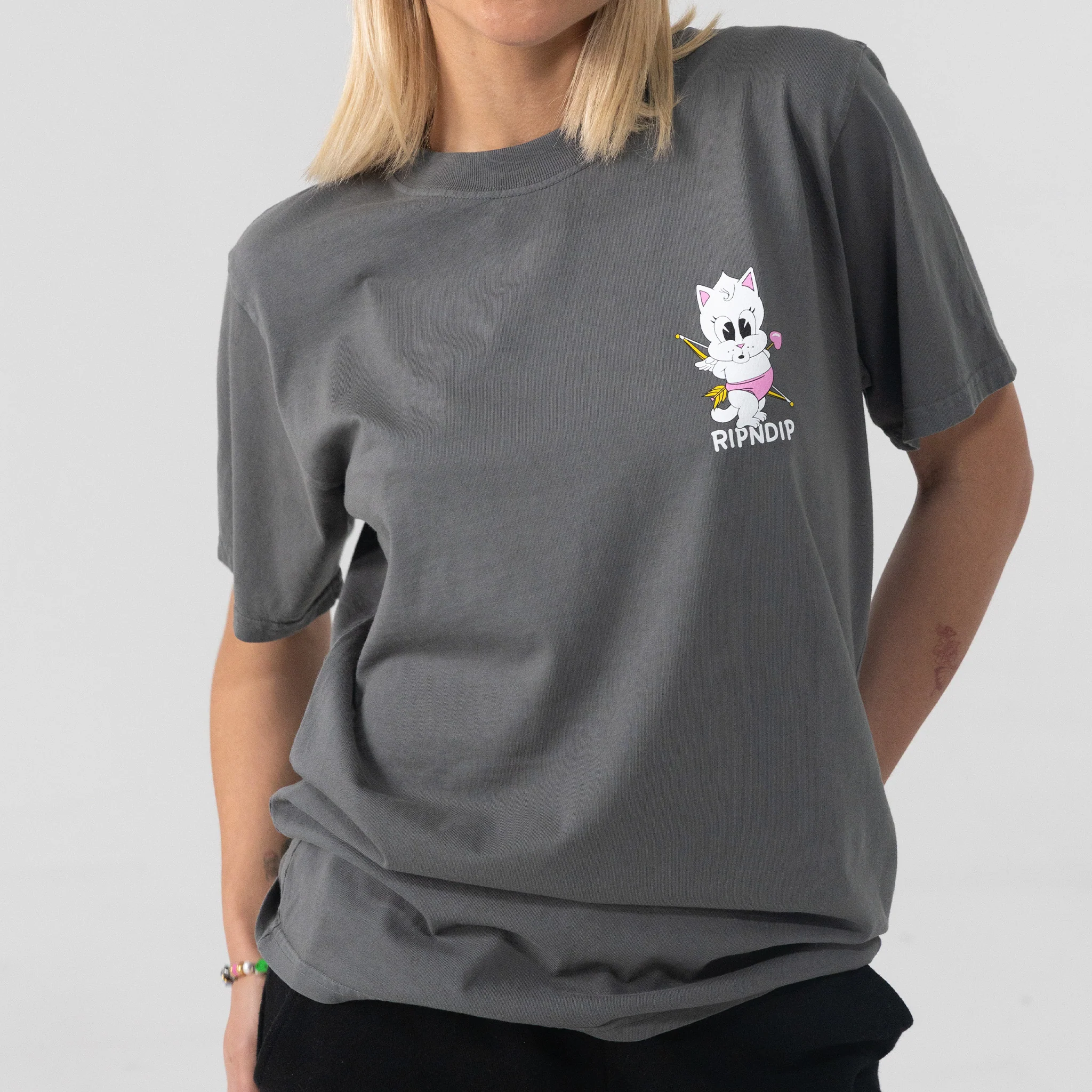 ILY RIPNDIP Tee (Charcoal) - Image 2