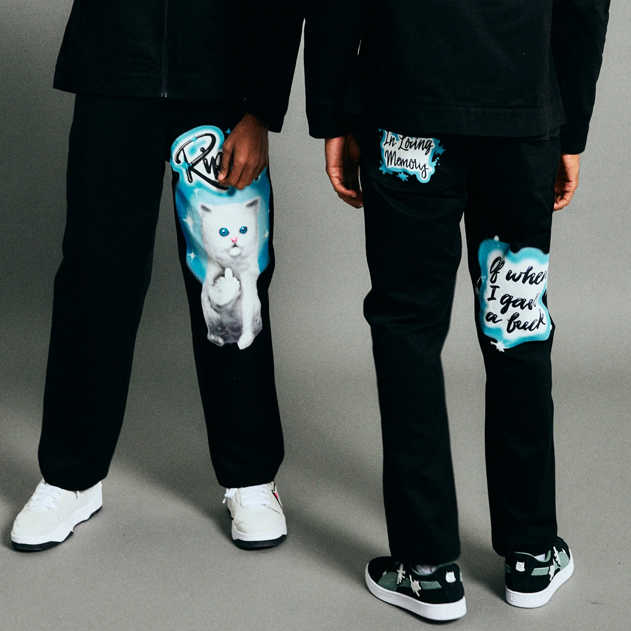 In Loving Memory Pants (Black) - Image 2