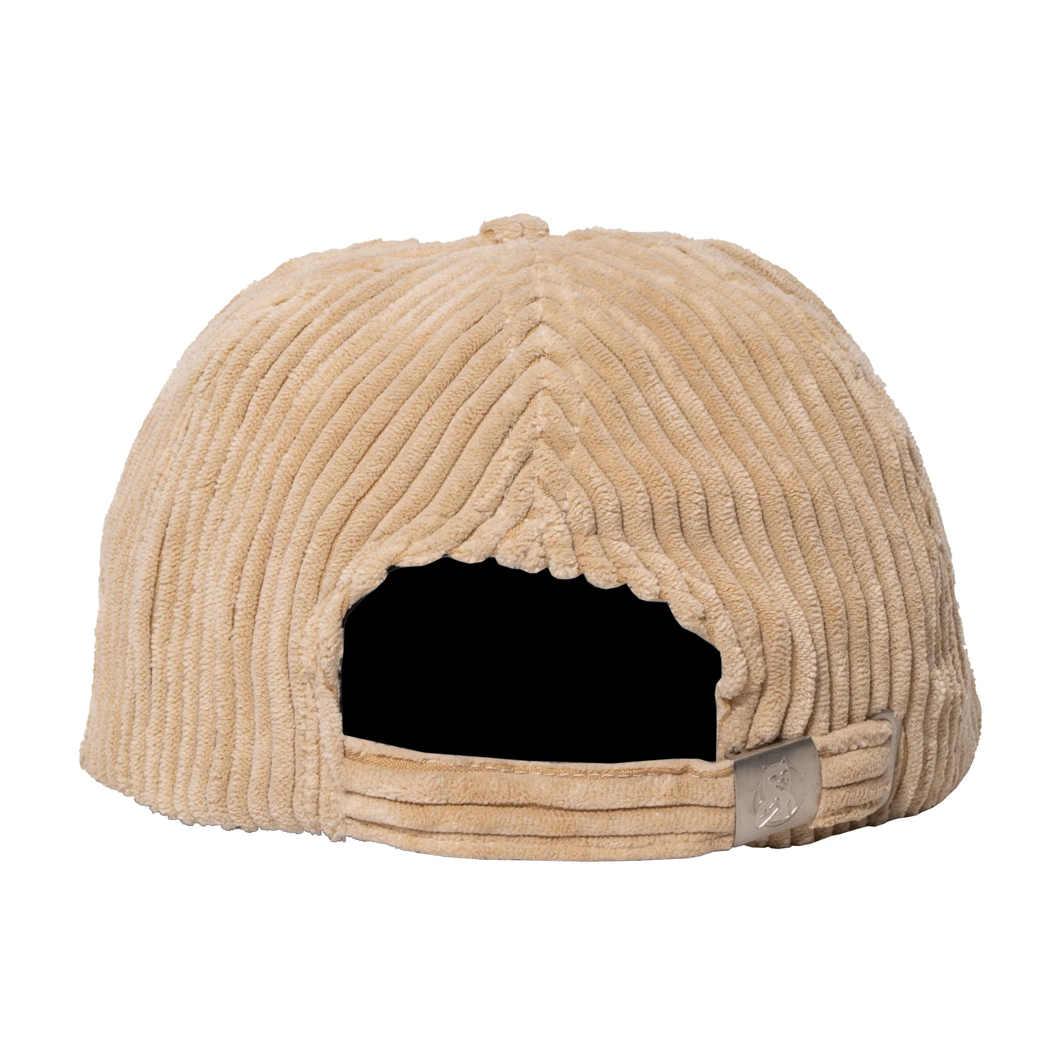 Intertwined 6 Panel Corduroy Strapback (Khaki) - Image 4