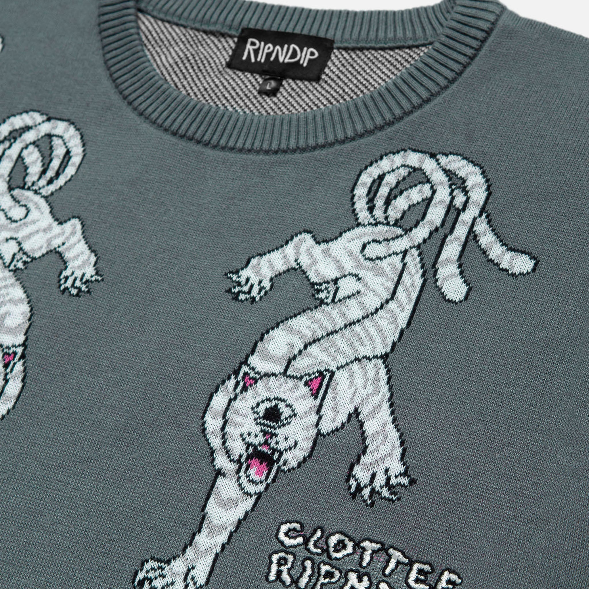 Isobu Nerm Knit Sweater (Grey) - Image 6