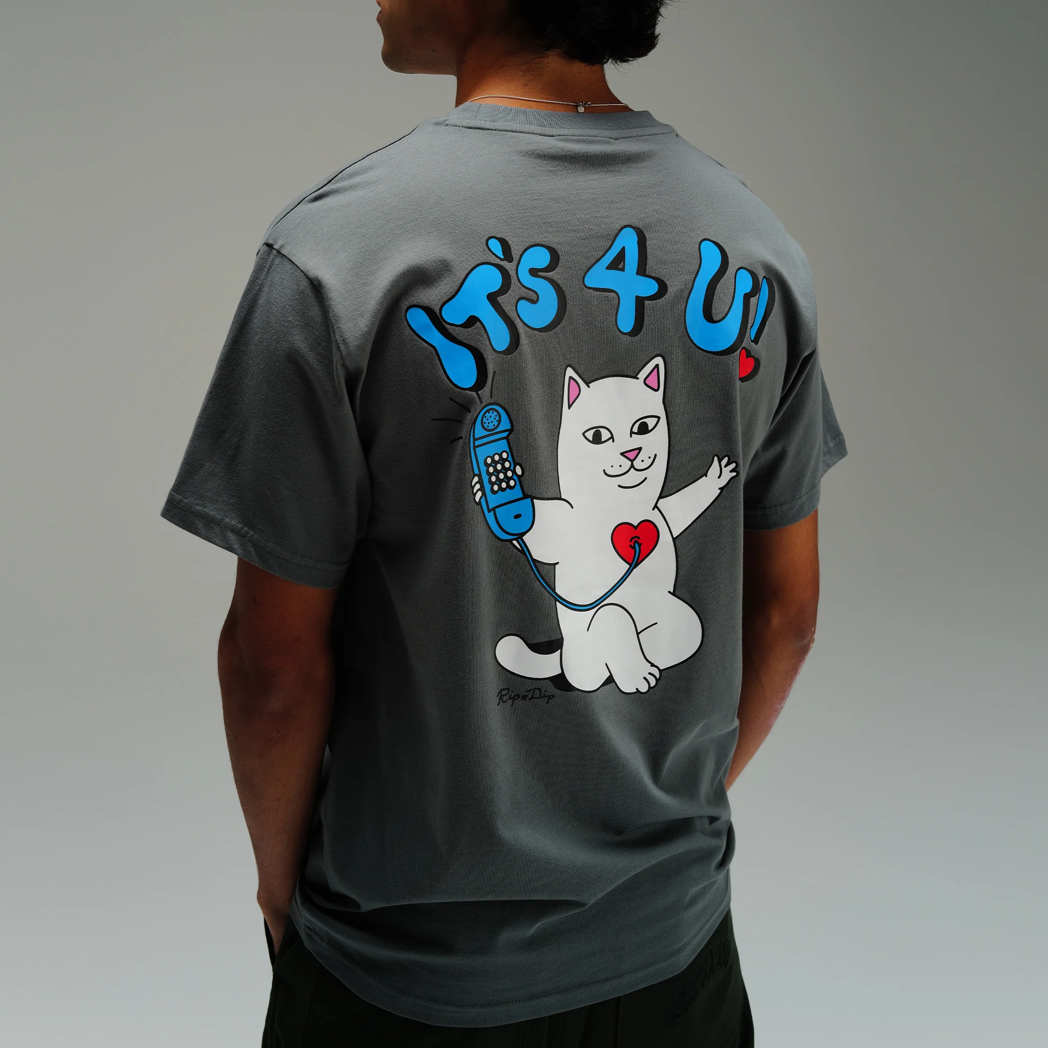 Its 4 U Tee (Charcoal) - Image 2