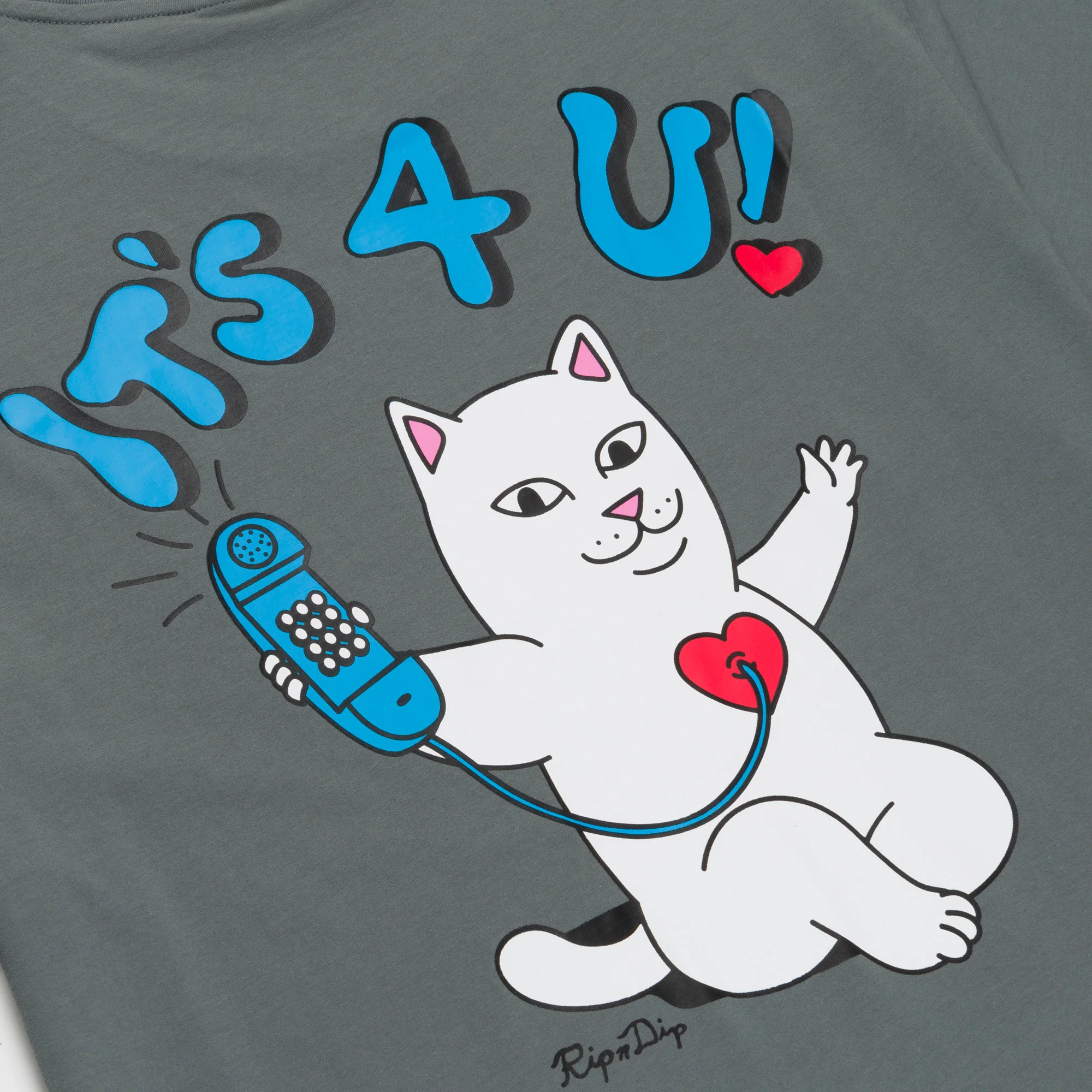 Its 4 U Tee (Charcoal) - Image 4