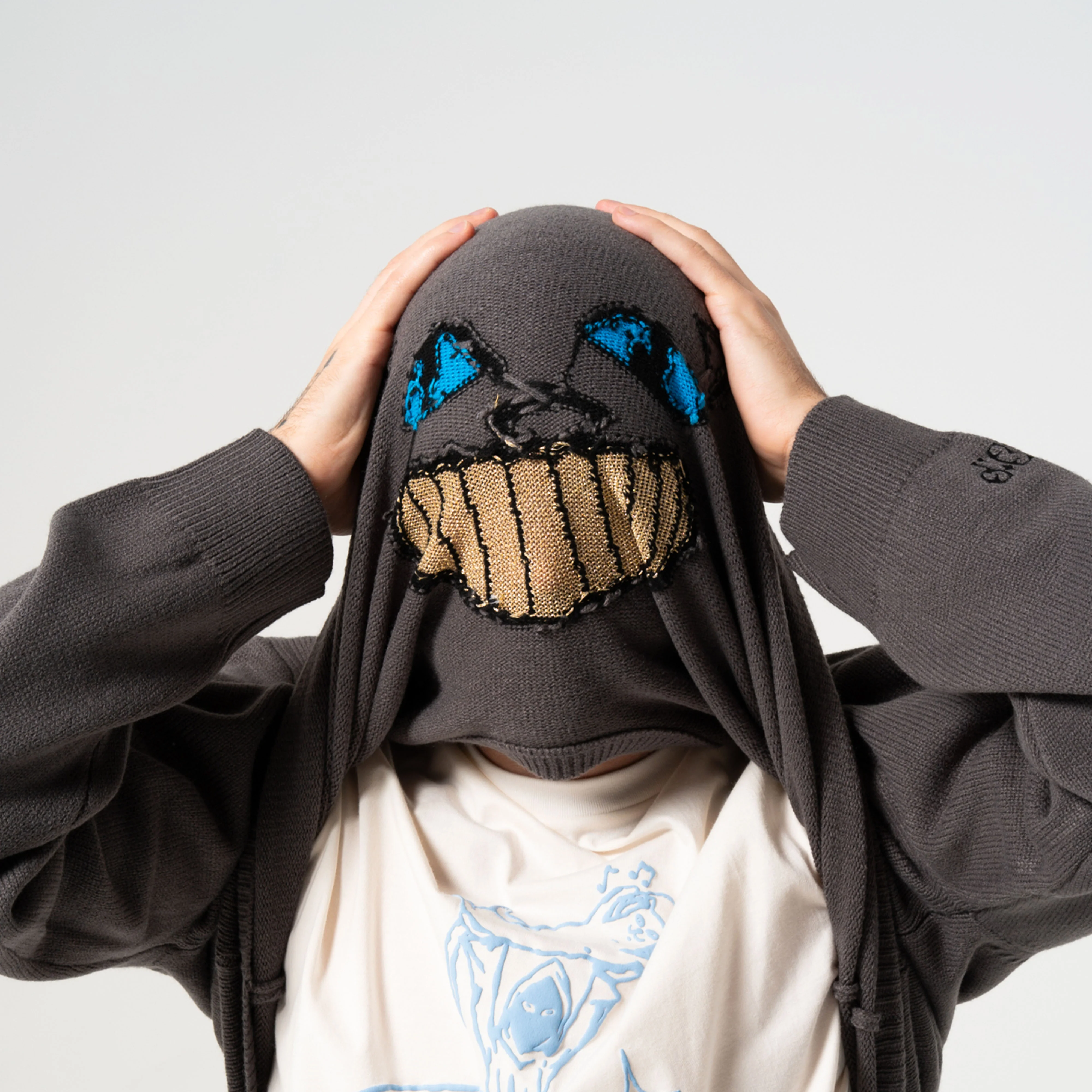 Joaquin Knit Sweater (Charcoal) - Image 2