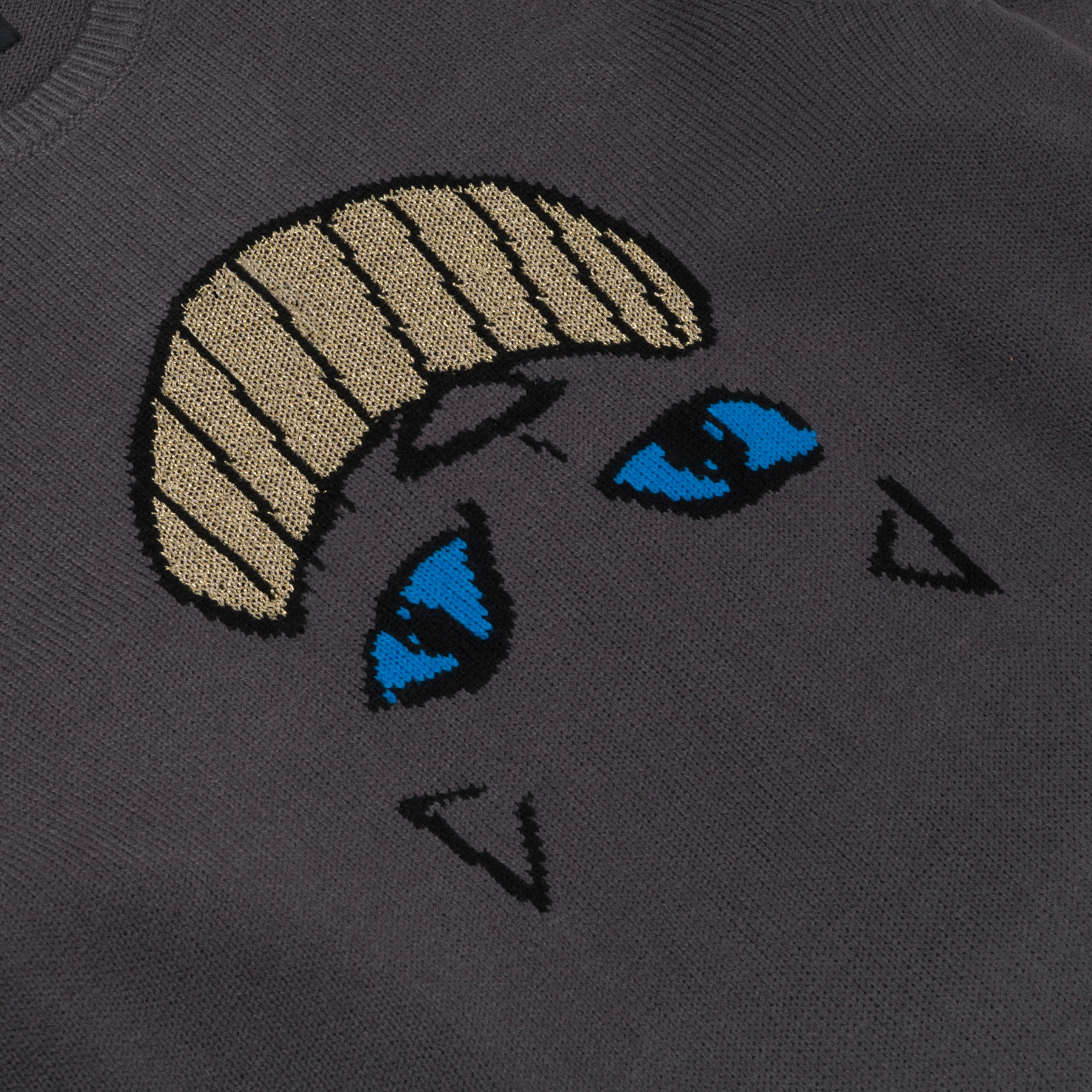 Joaquin Knit Sweater (Charcoal) - Image 4
