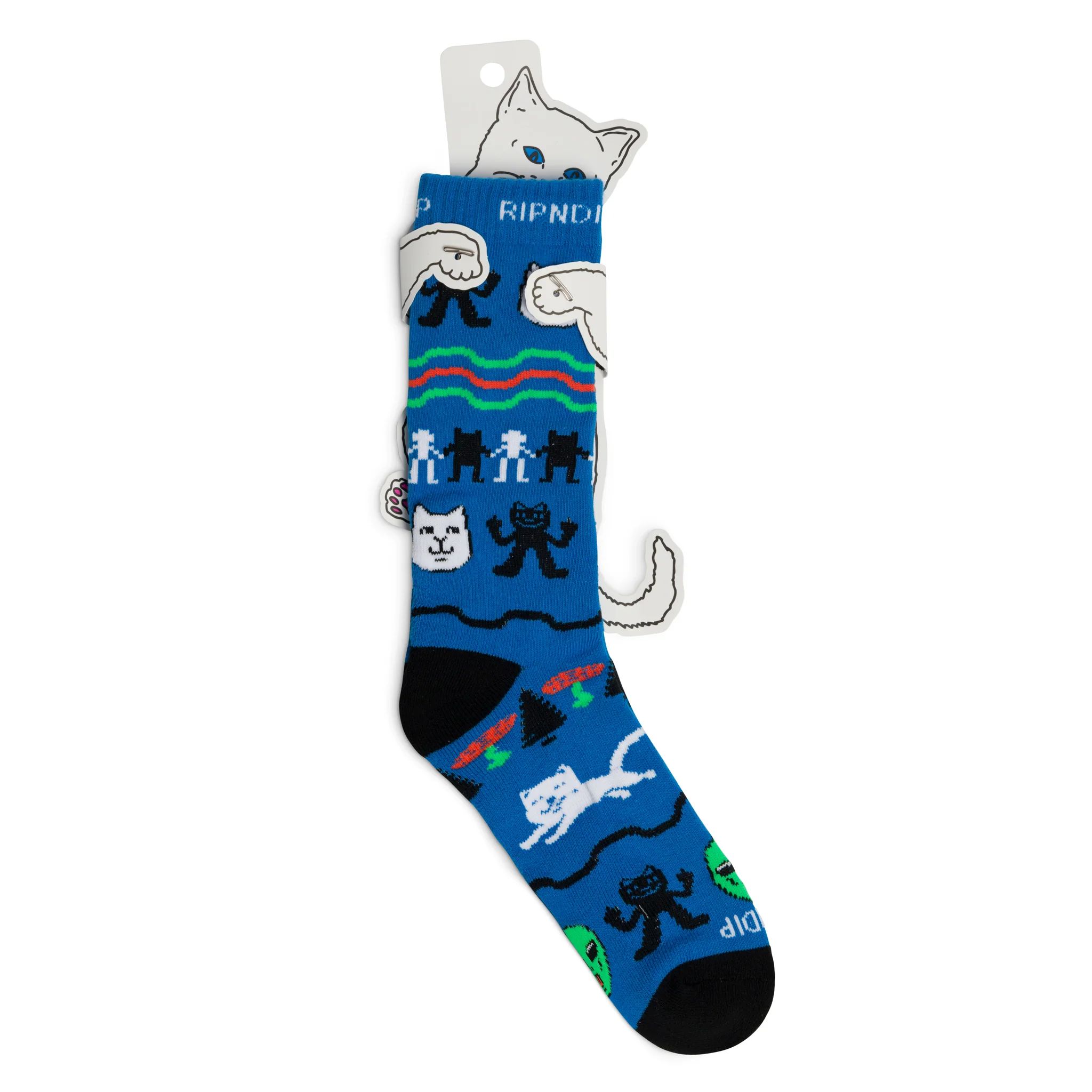 Jolly Holiday Socks (Navy) - Image 3