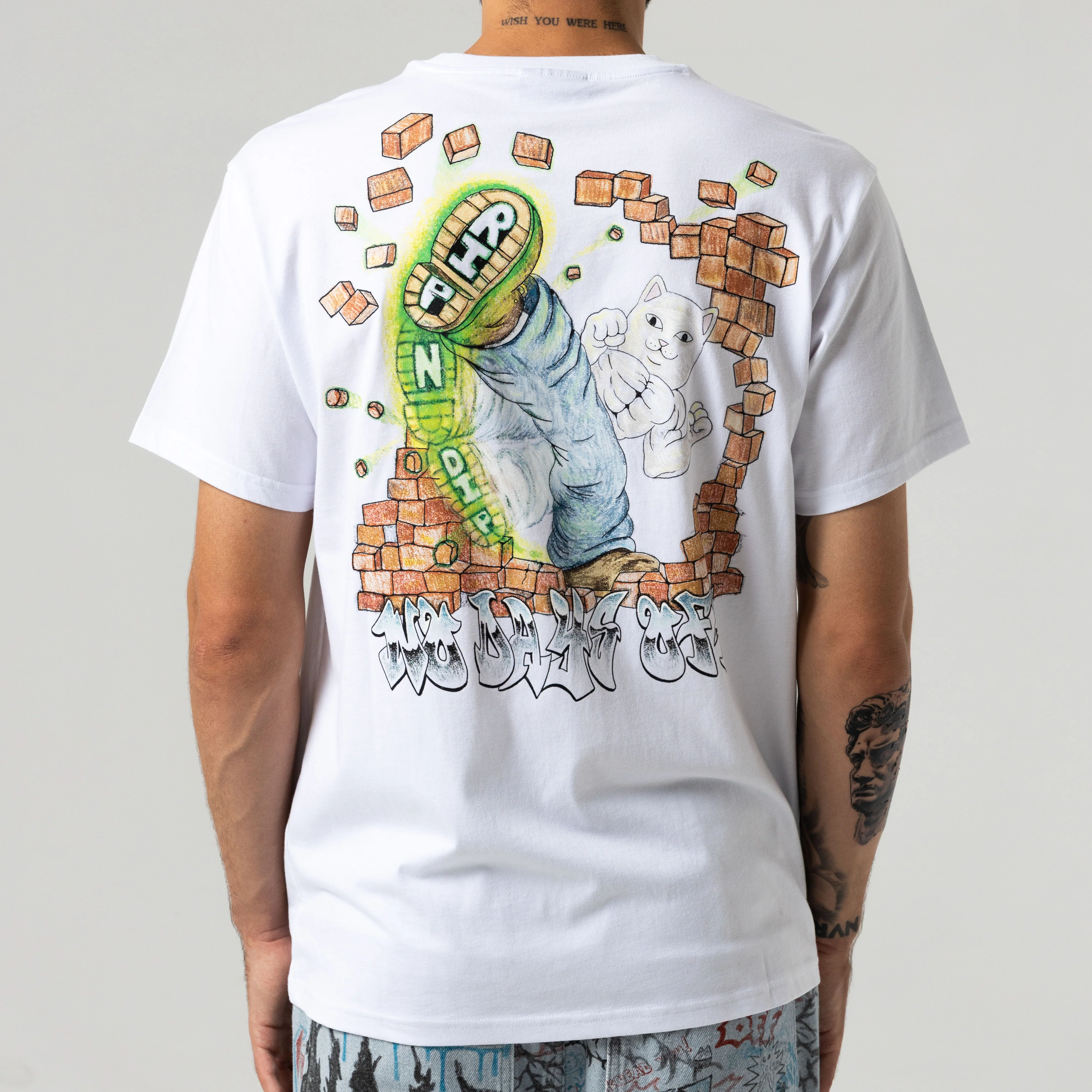 Karate Kat Tee (White) - Image 2