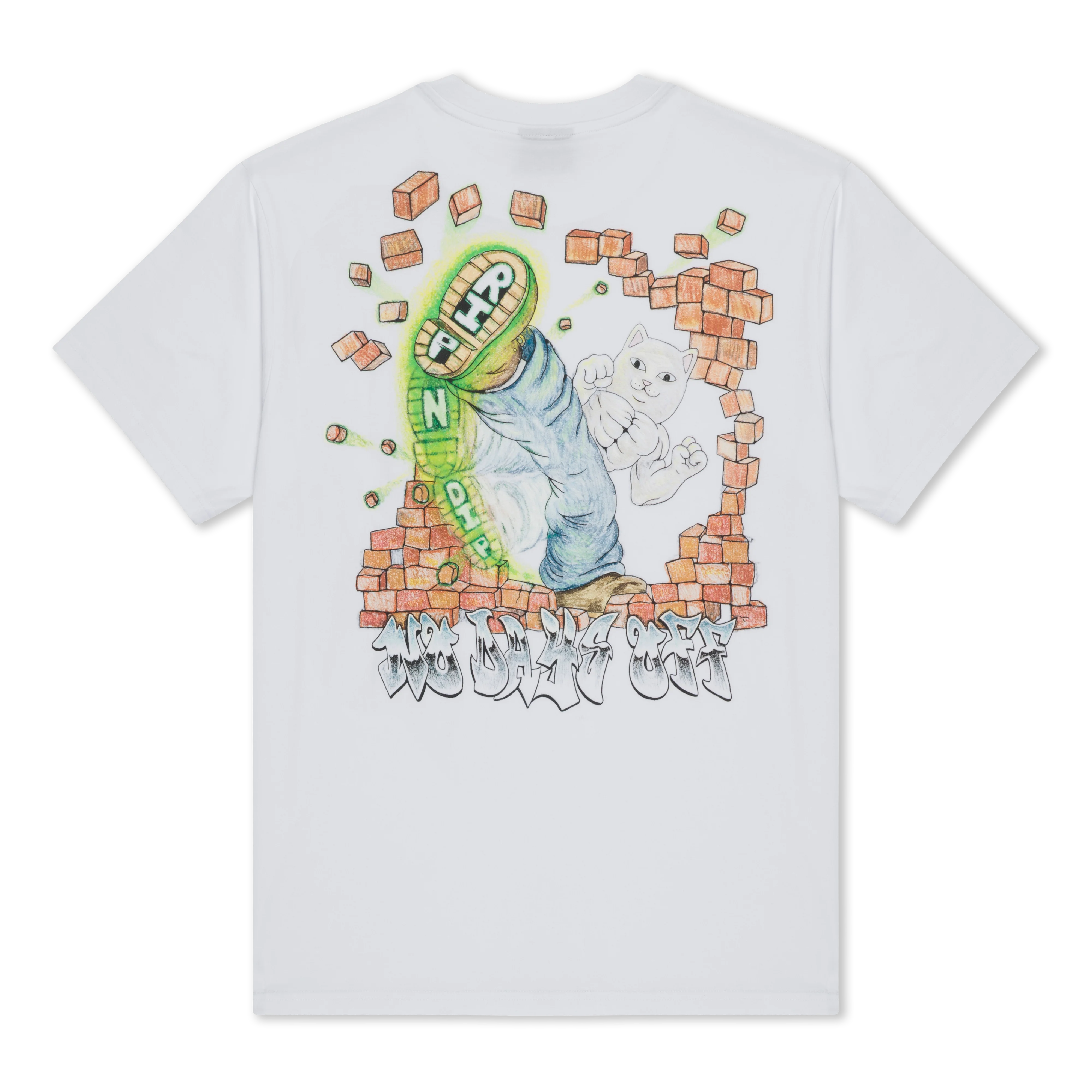 Karate Kat Tee (White) - Image 4