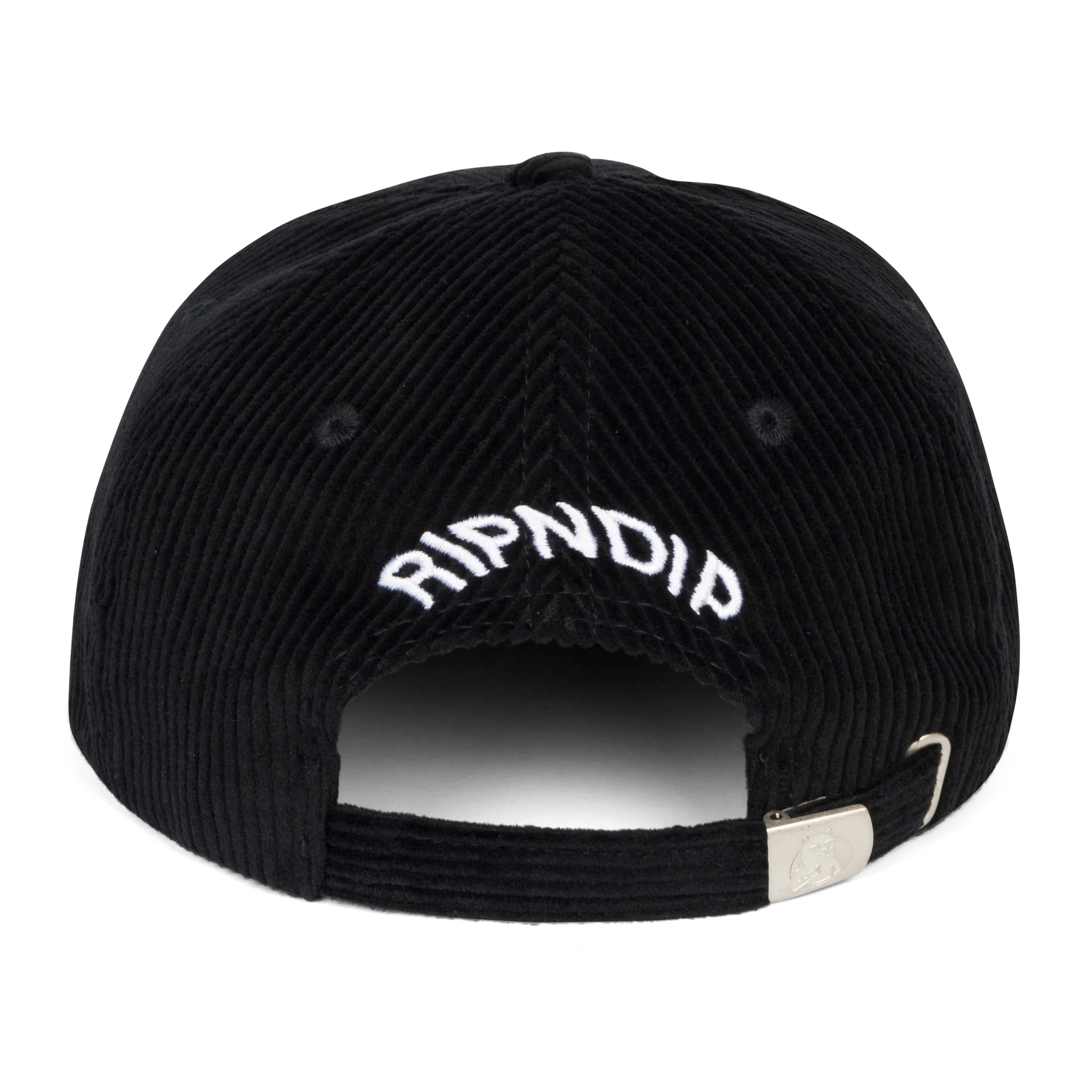 Kinetic Field 6 Panel Corduroy Strapback (Black) - Image 3