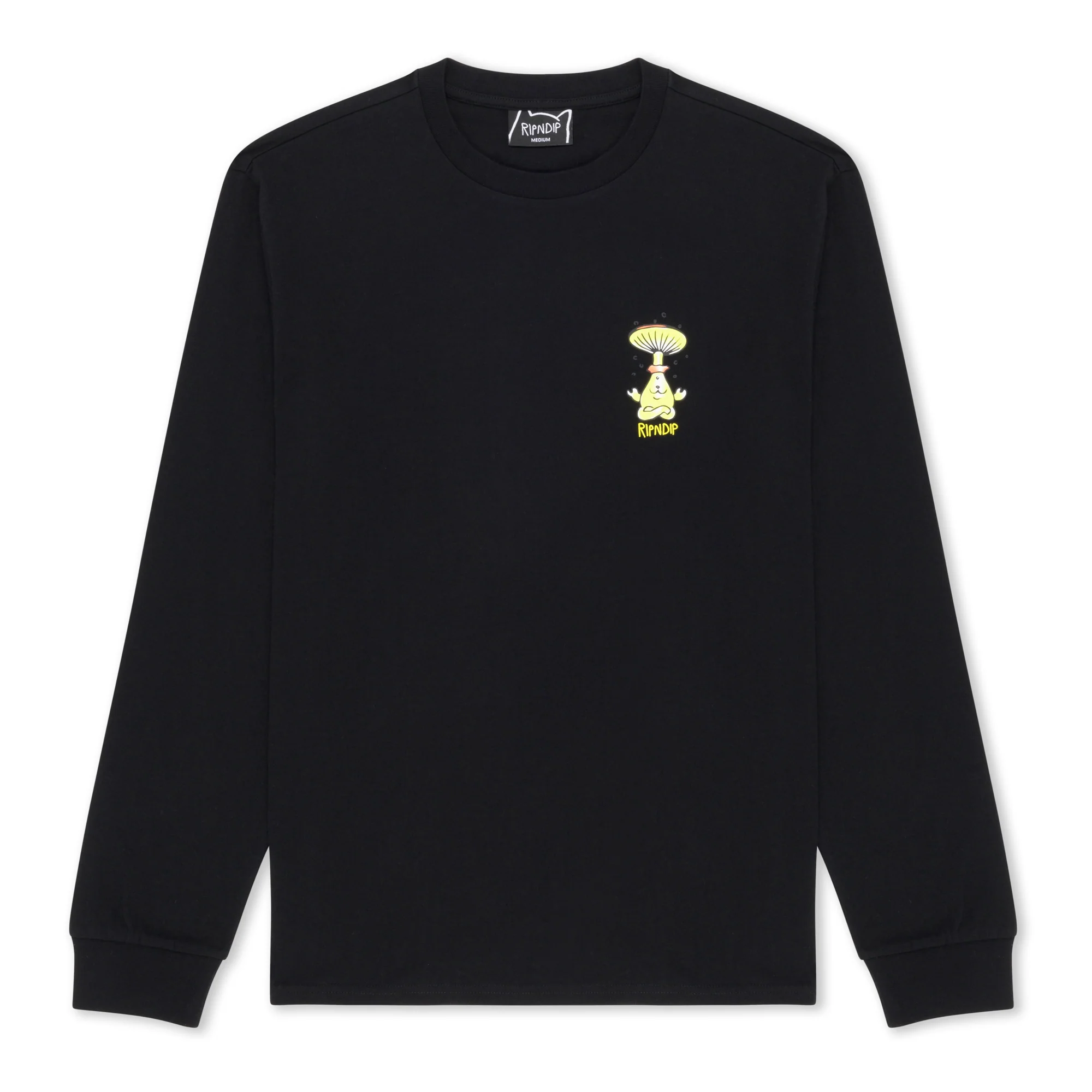 Know Ur Shrooms Long Sleeve (Black) - Image 3